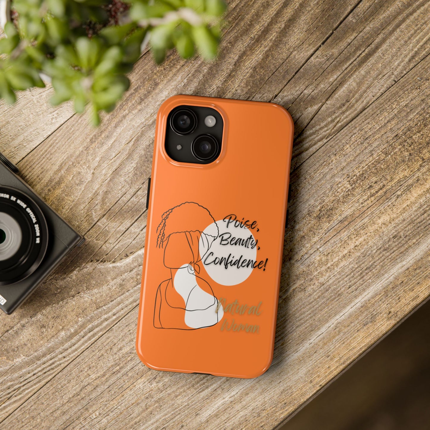 Natural Woman Puff (BL)Tough Phone Cases CRUSTA