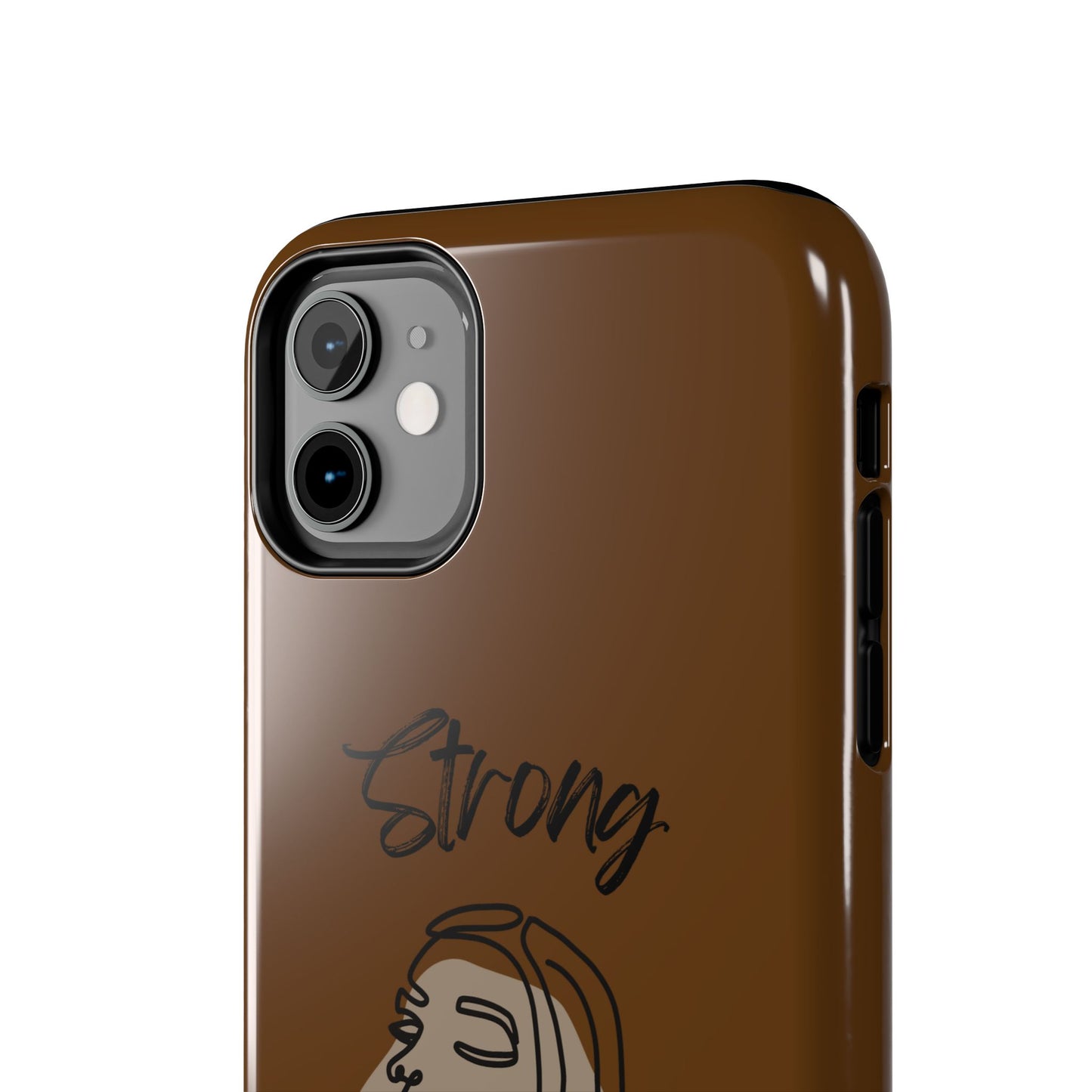 STRONG MOMMA Samsung Galaxy Tough Phone Cases (BL) Brown