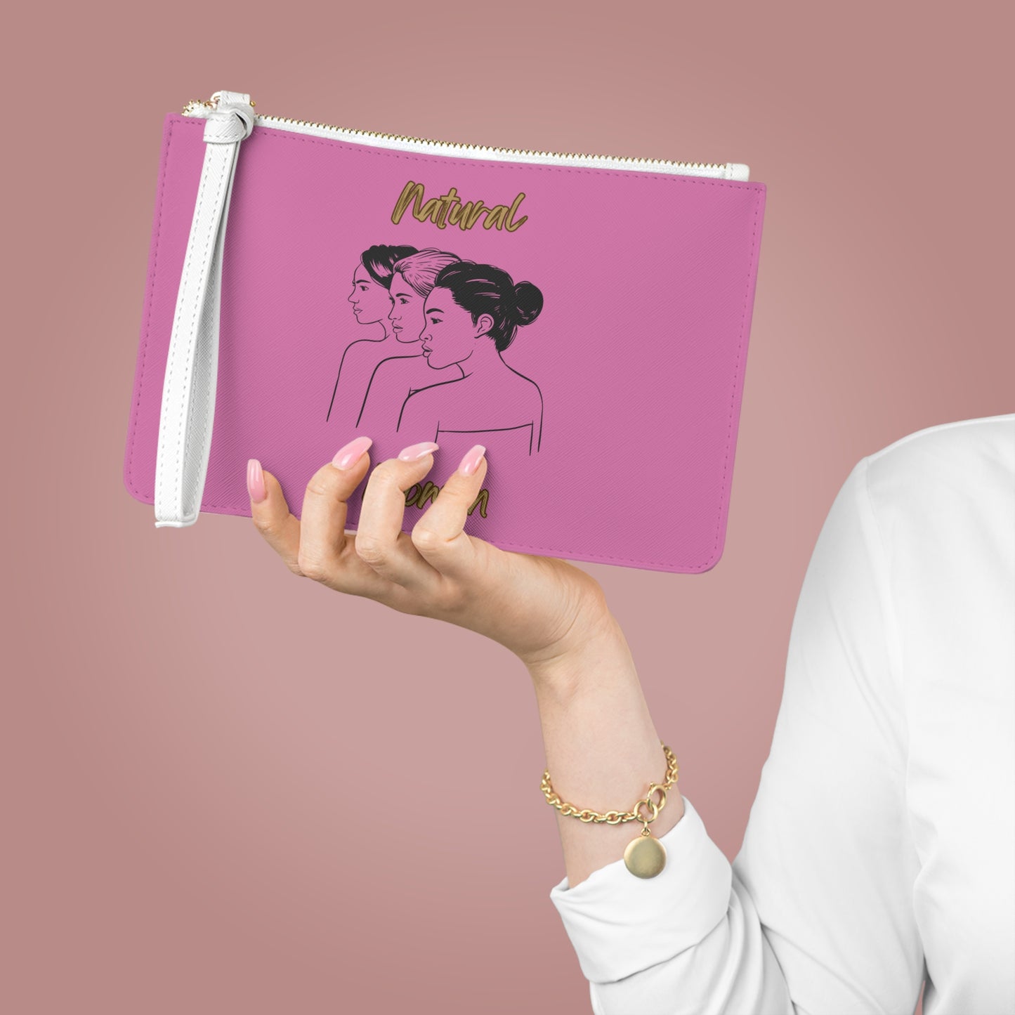 Natural Woman United Friends (BL) Clutch Bag LIGHT PINK