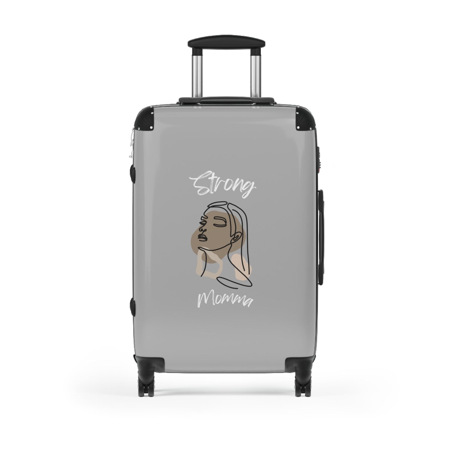 Strong Momma (WL) Luggage Bags LIGHT GREY