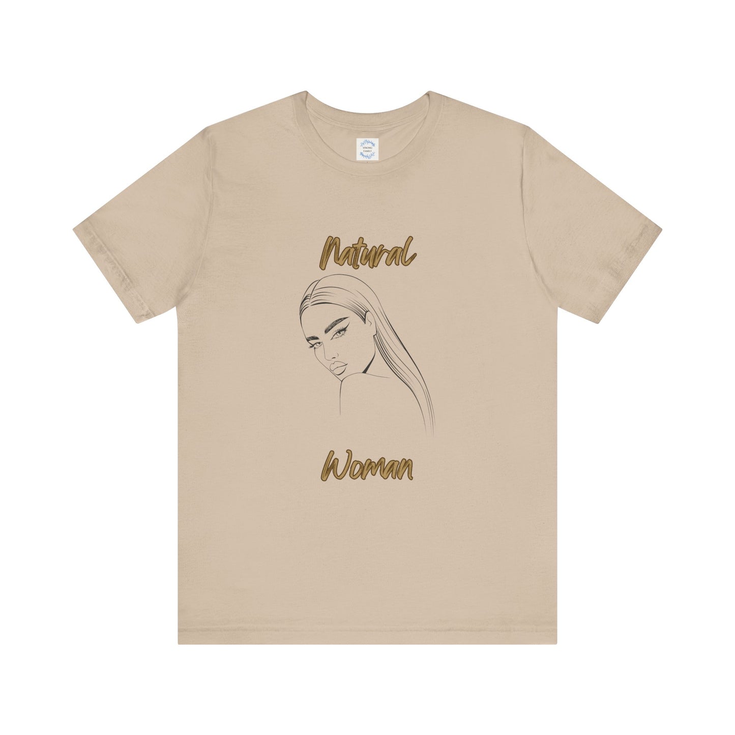 Natural Woman The Stare (BL) Short Sleeve T-Shirt