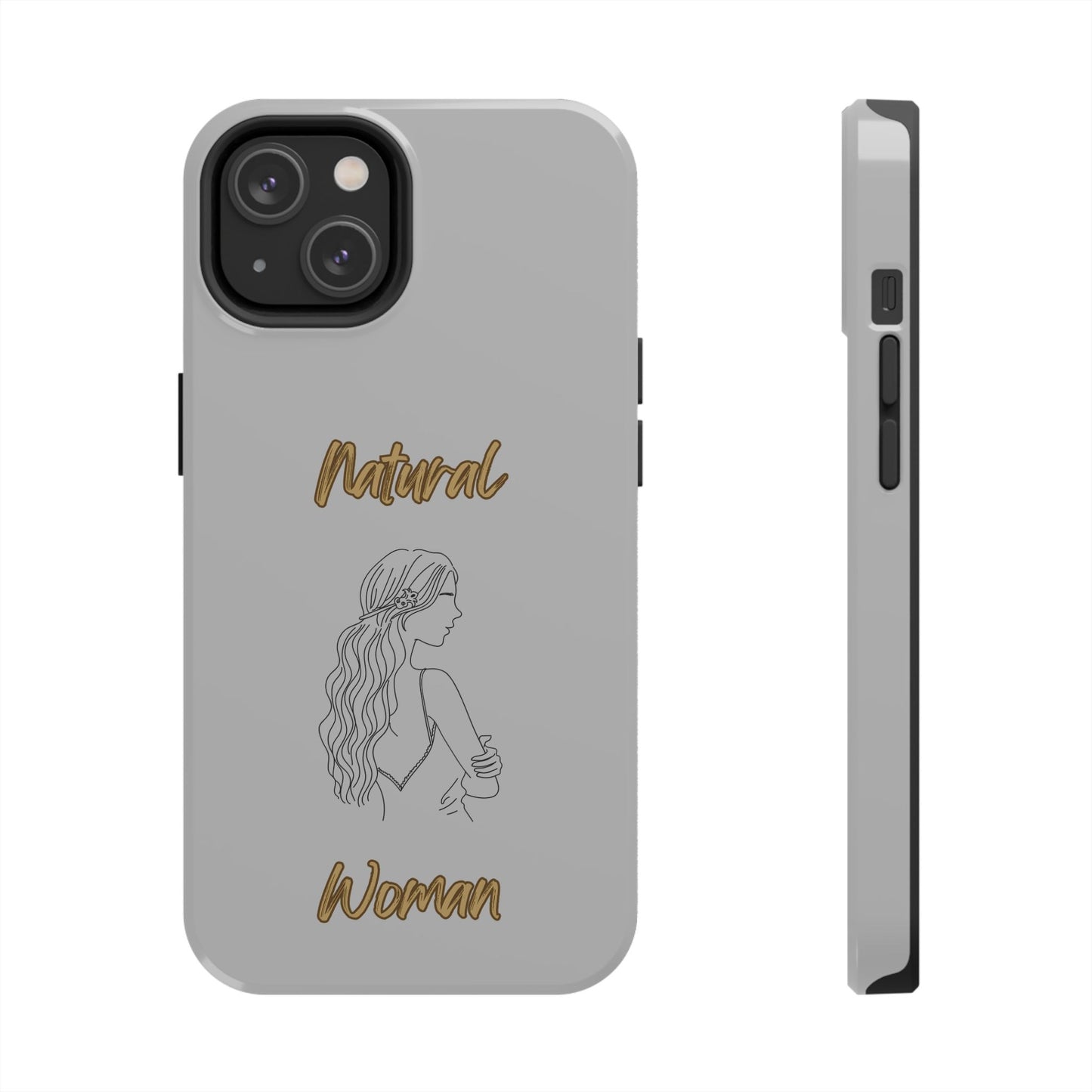 Natural Woman Young Woman (BL)Tough Phone Cases LIGHT GREY