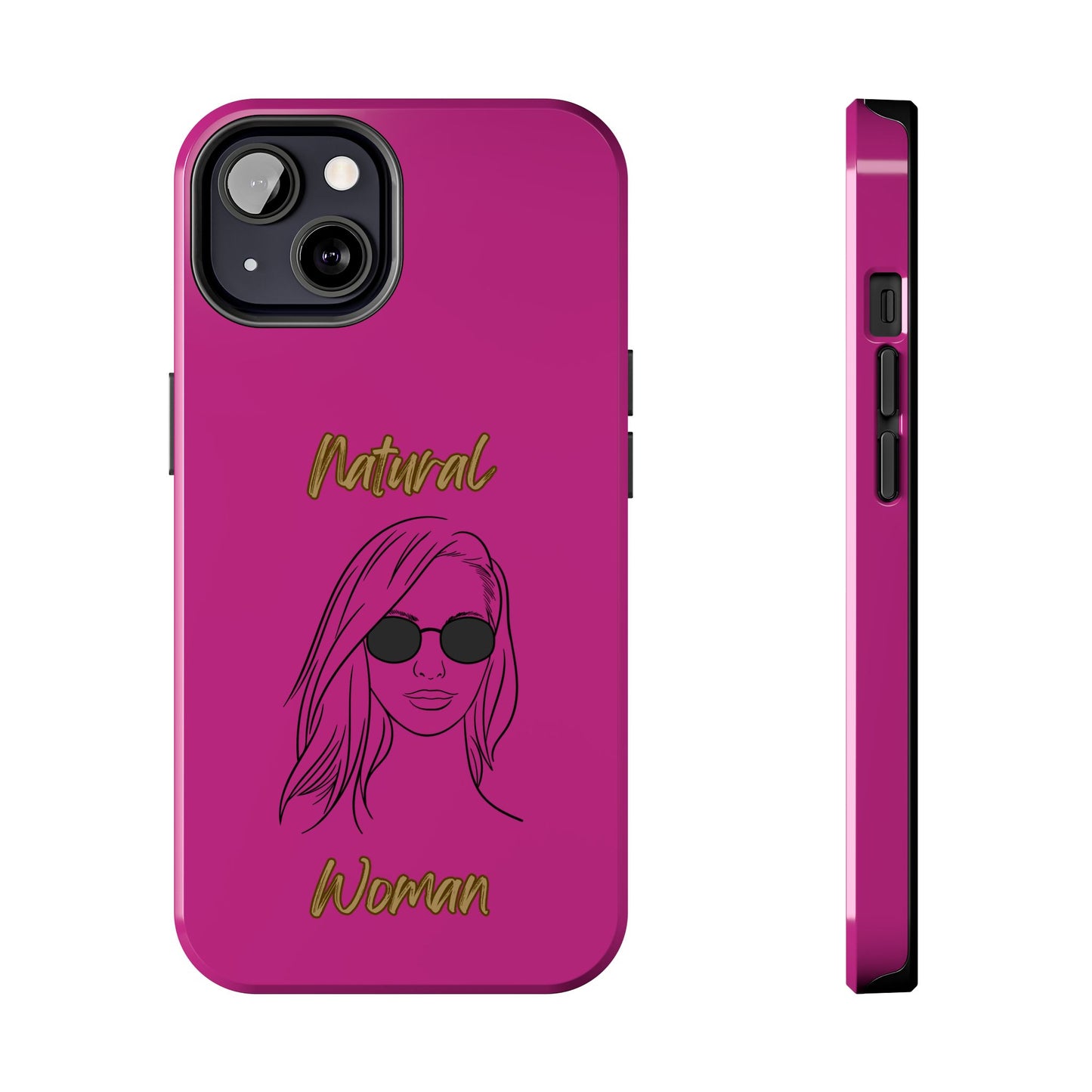 Natural Woman Shades (BL)Tough Phone Cases PINK