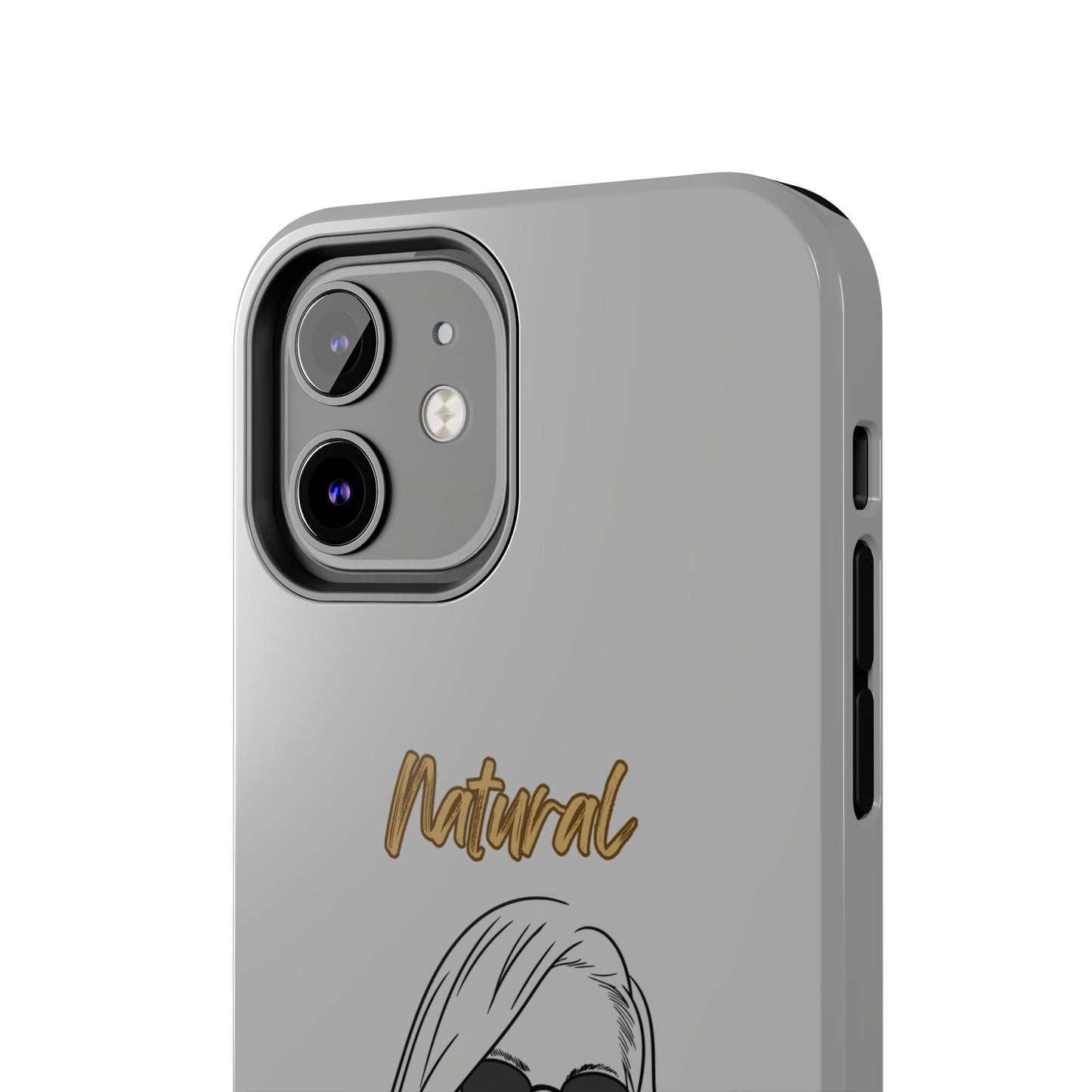 Natural Woman Shades (BL)Tough Phone Cases LIGHT GREY