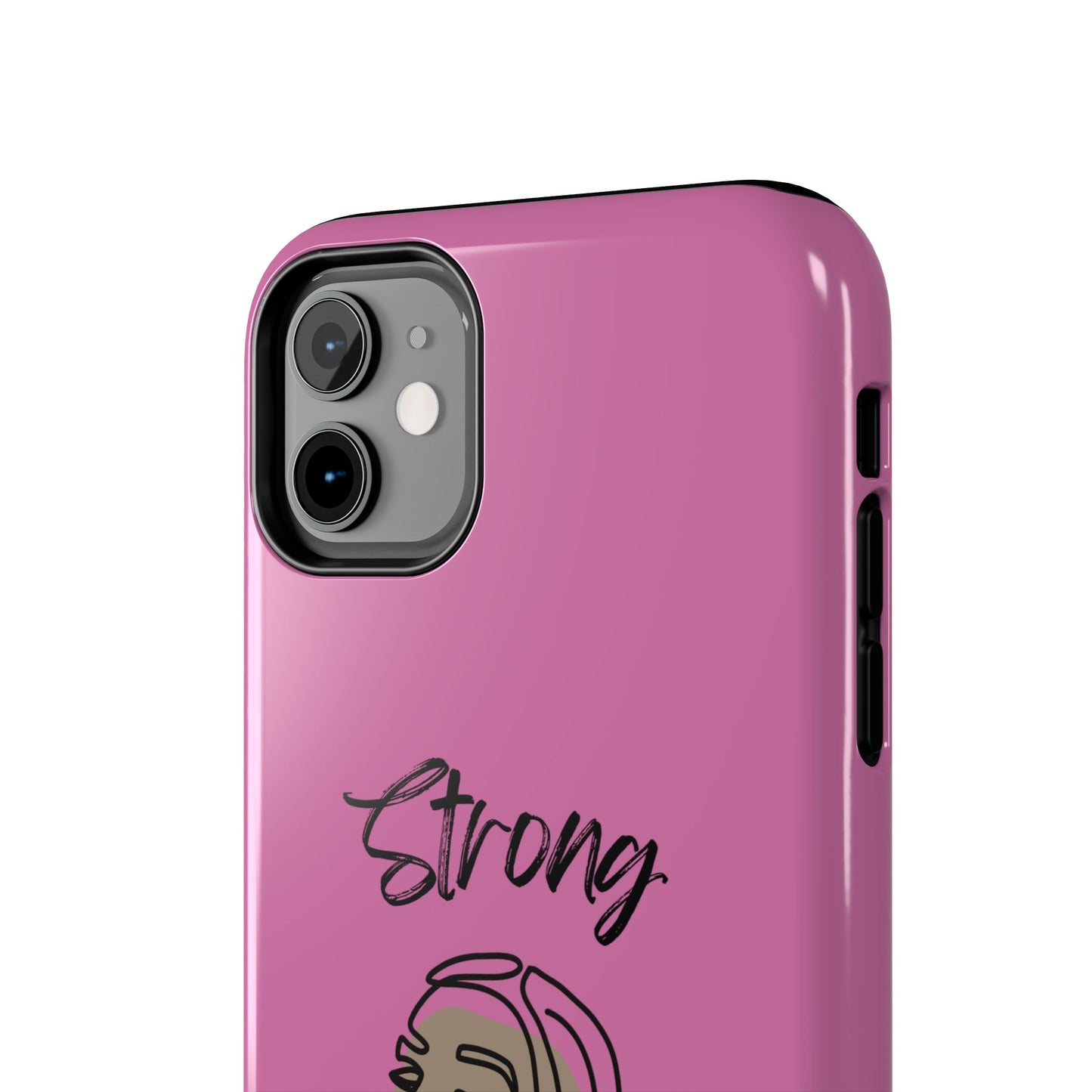 STRONG MOMMA Samsung Galaxy Tough Phone Cases (BL) Light Pink