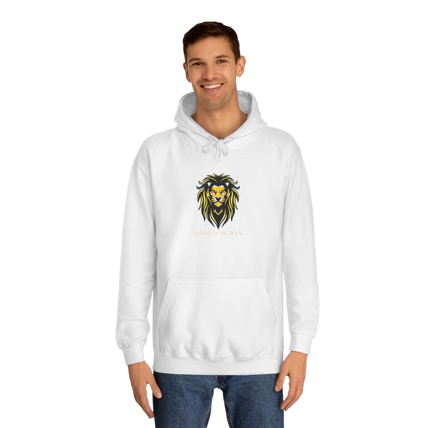 Kingdom Man (White/Gold) Hoodies