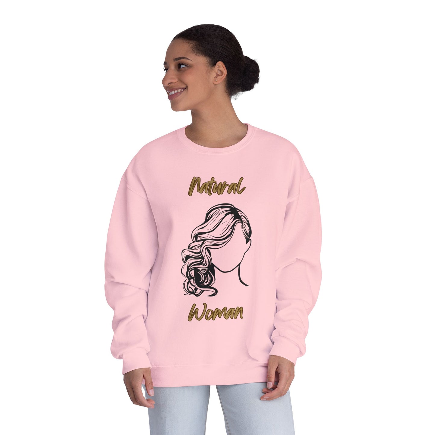 Natural Woman Long Curl (BL) Crewneck Sweatshirt