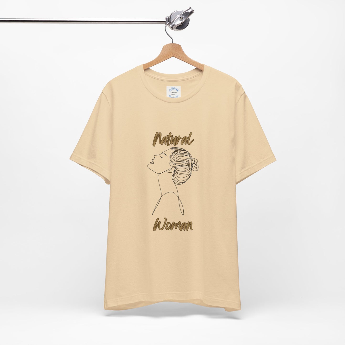 Natural Woman Wet Bun (BL) Short Sleeve T-Shirt