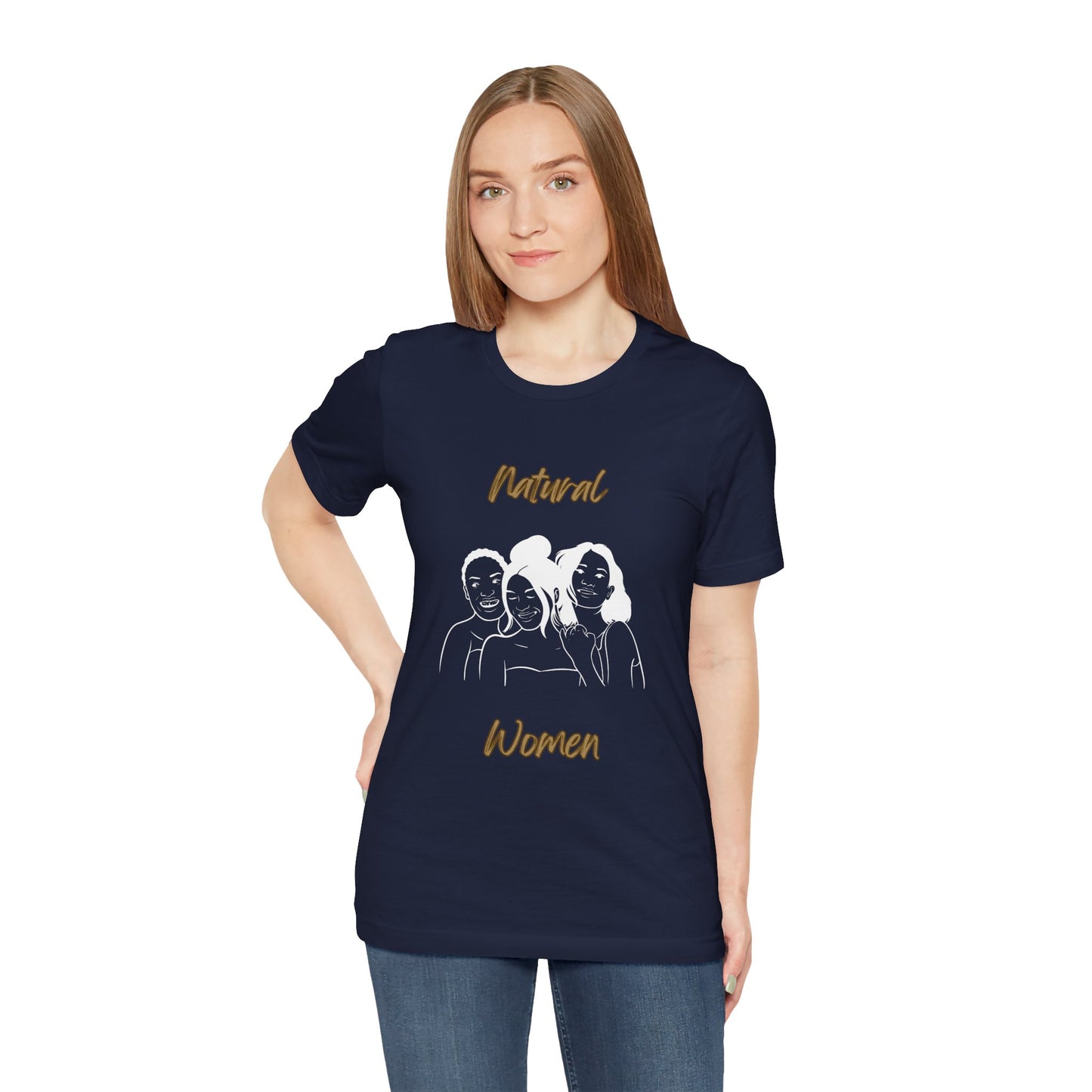 Natural Woman Laughing Friends (WL) Short Sleeve T-Shirt