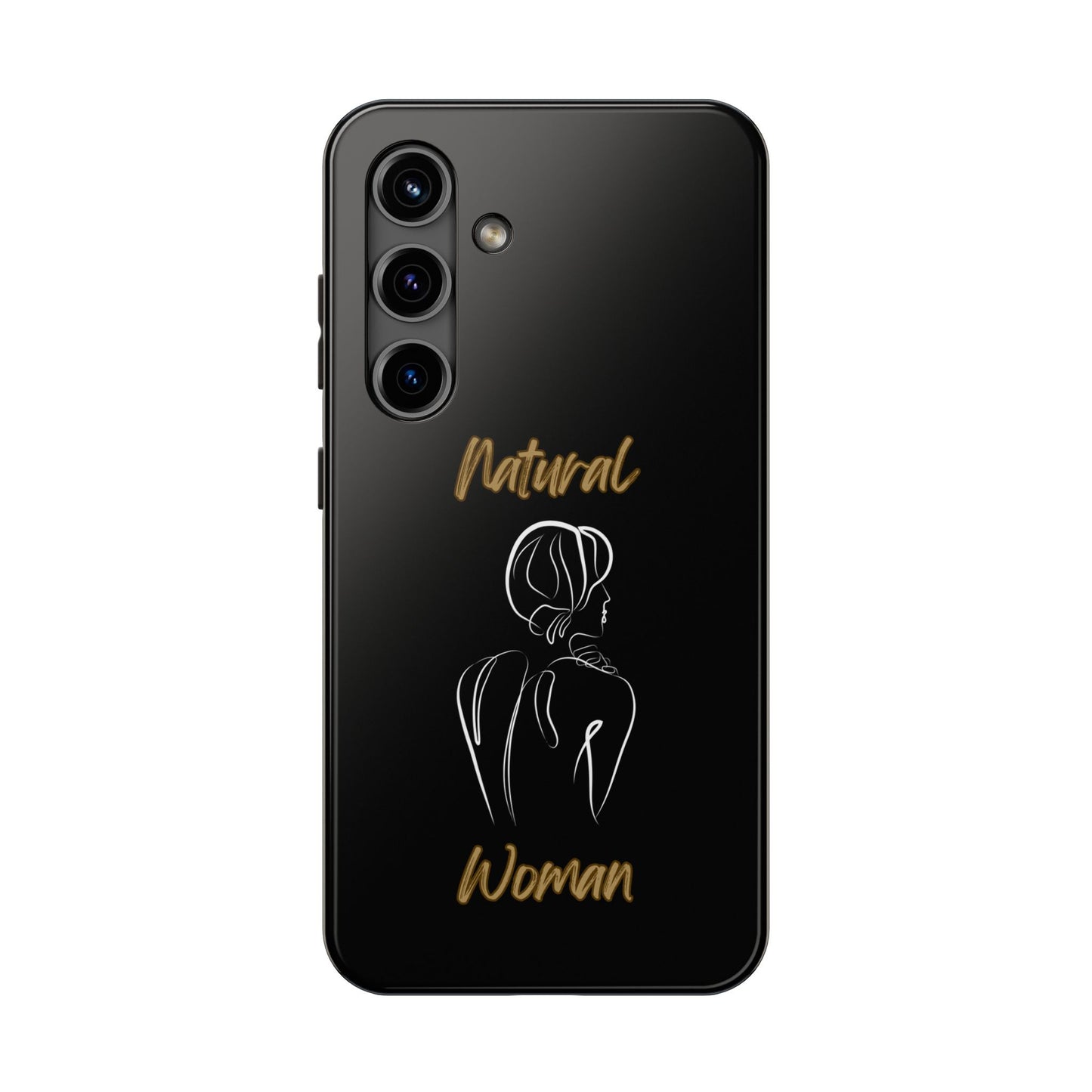 Natural Woman Back (WL)Tough Phone Cases BLACK