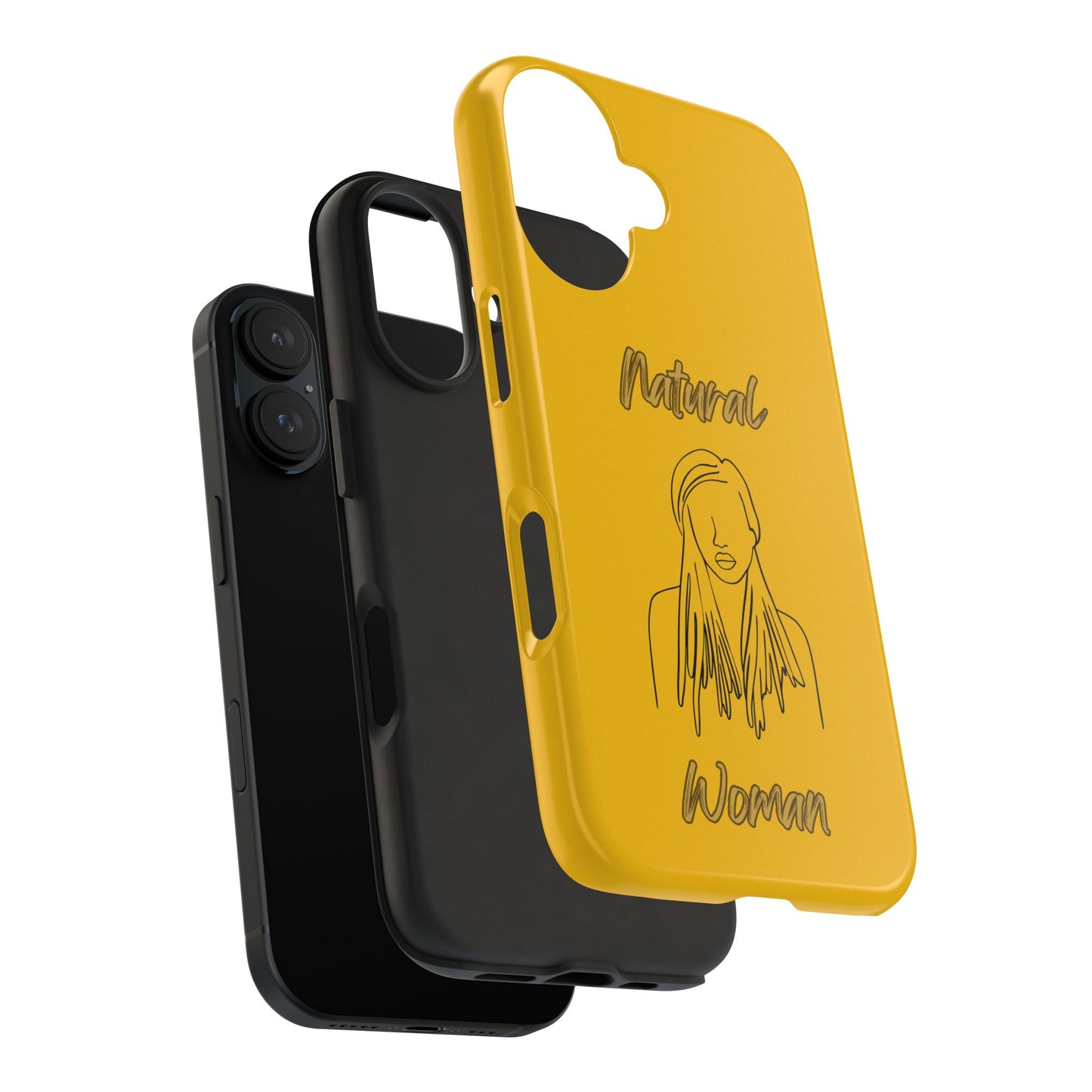 Natural Woman Content (BL)Tough Phone Cases YELLOW