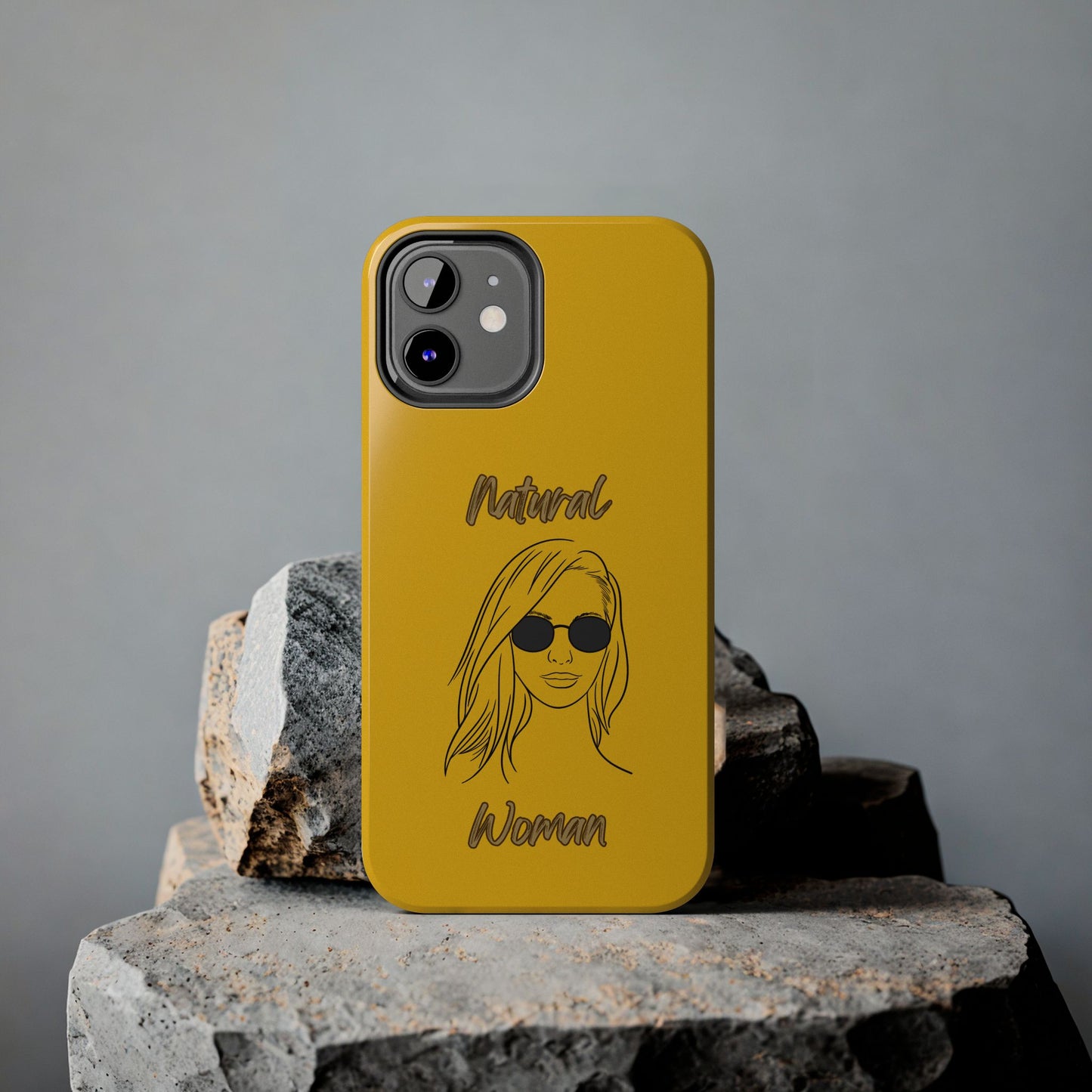 Natural Woman Shades (BL)Tough Phone Cases YELLOW