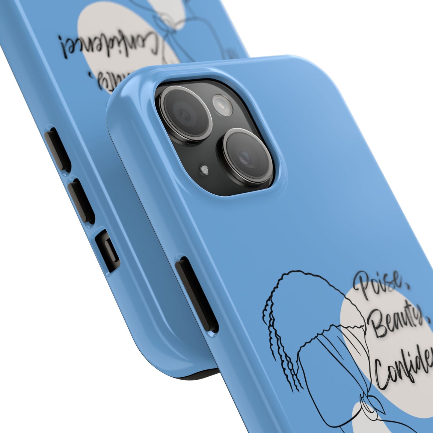 Natural Woman Puff (BL)Tough Phone Cases LIGHT BLUE