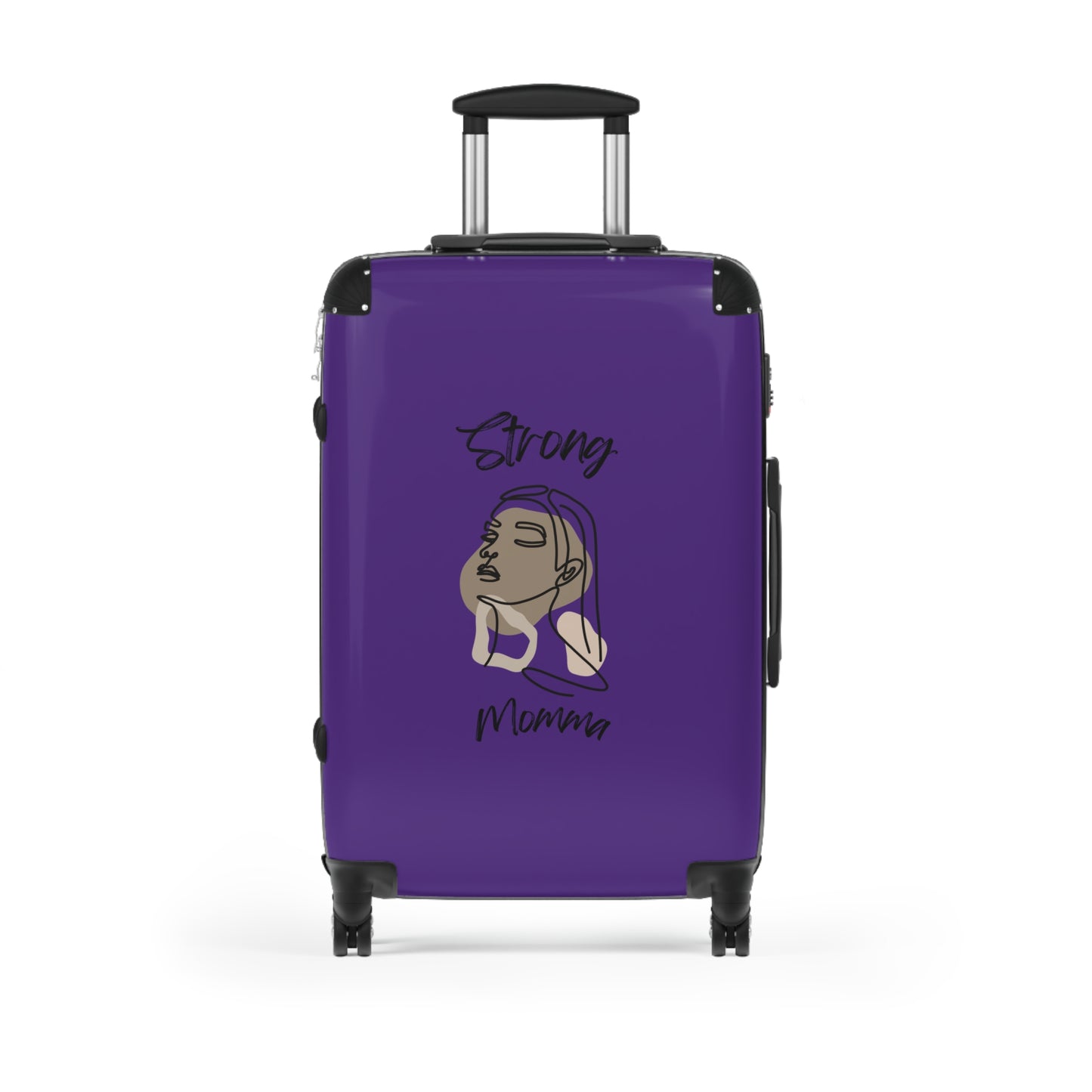 Strong Momma (BL) Luggage Bags PURPLE