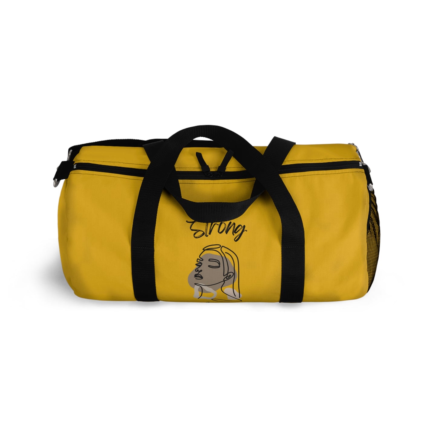 Strong Momma (BL) Duffel Bag YELLOW