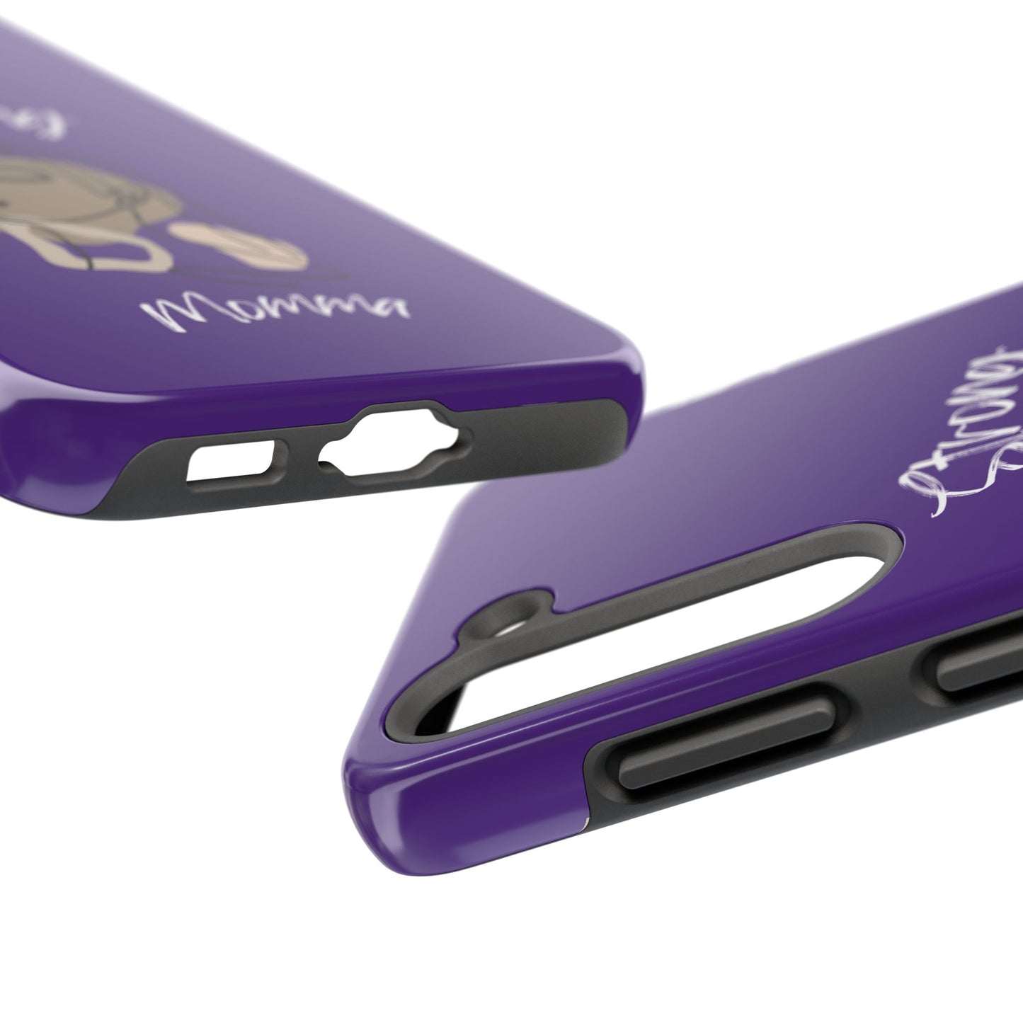 Strong Momma (WL) Tough Phone Cases PURPLE