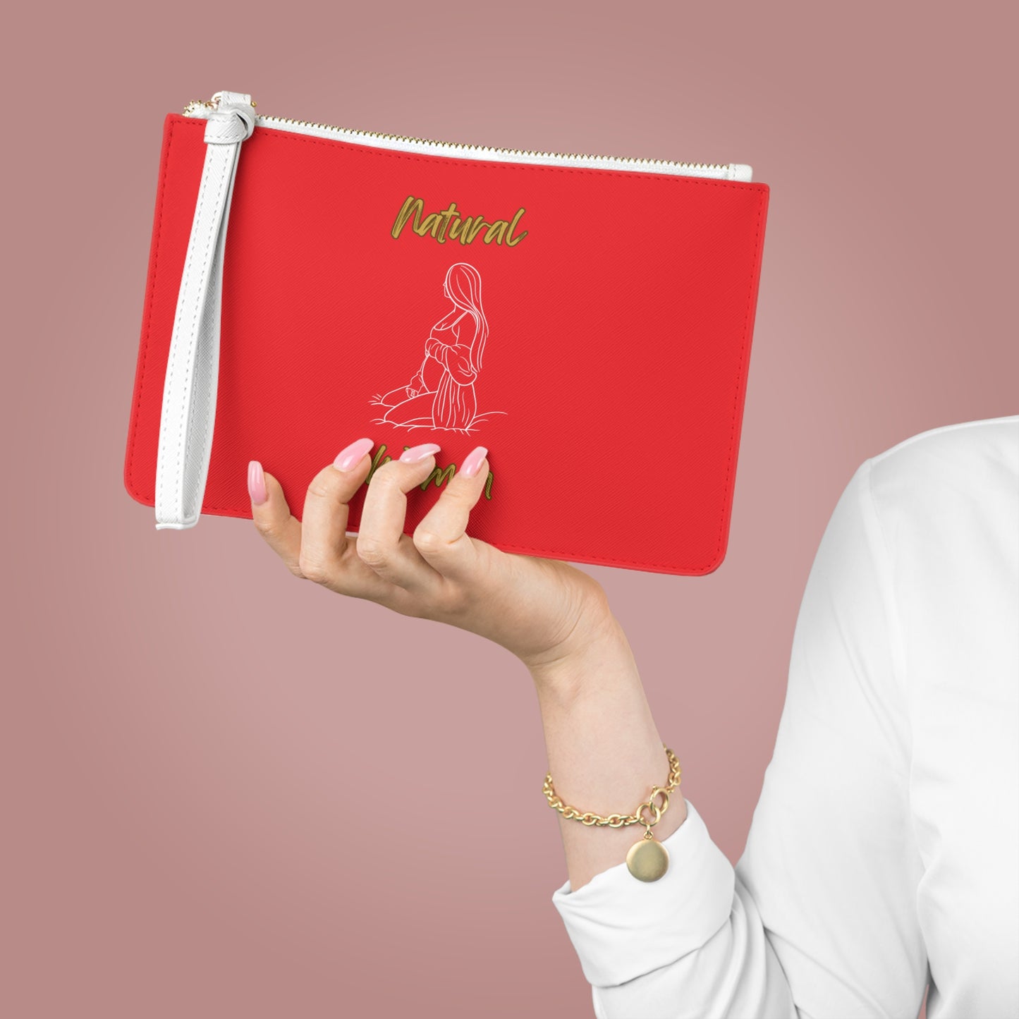 Natural Woman Expecting (WL) Clutch Bag RED
