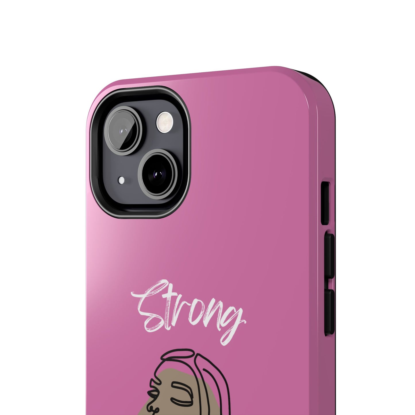 Strong Momma (WL) Tough Phone Cases LIGHT PINK