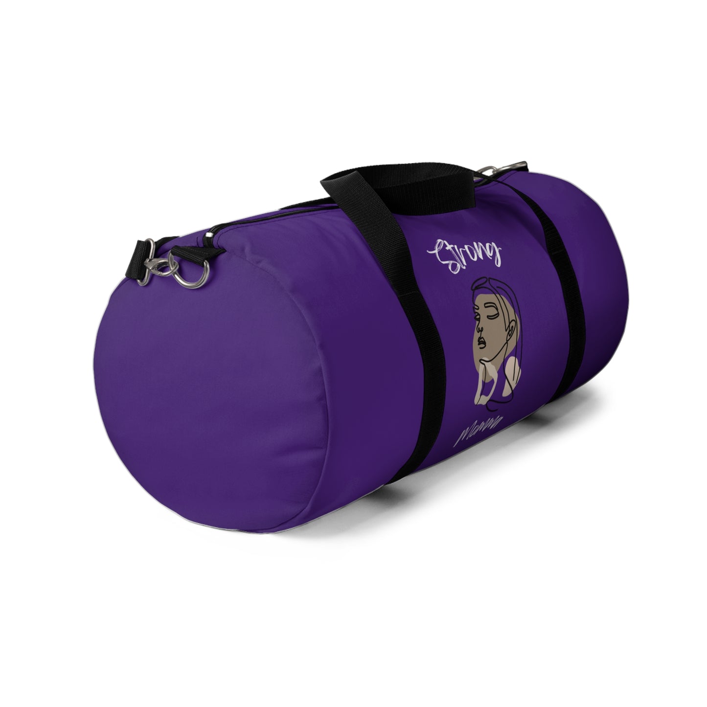 Strong Momma (WL) Duffel Bag PURPLE