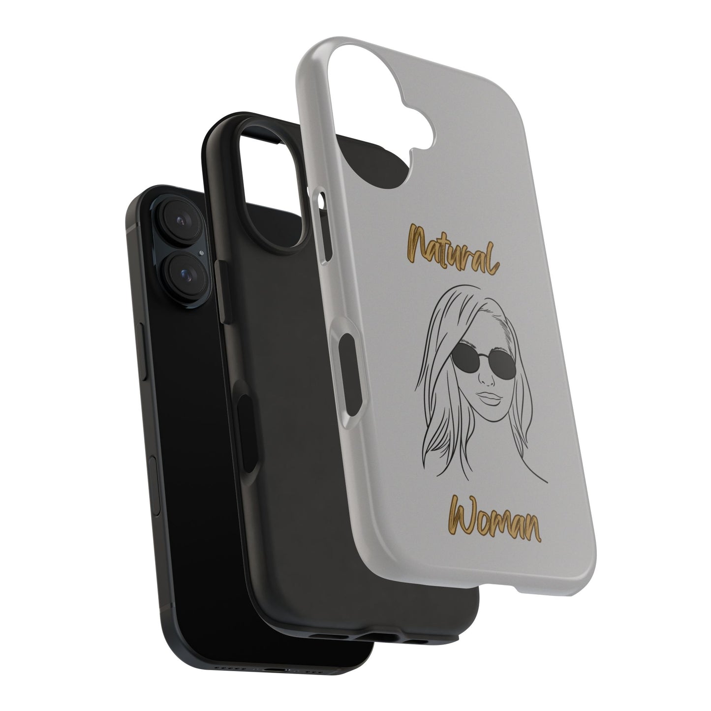 Natural Woman Shades (BL)Tough Phone Cases LIGHT GREY
