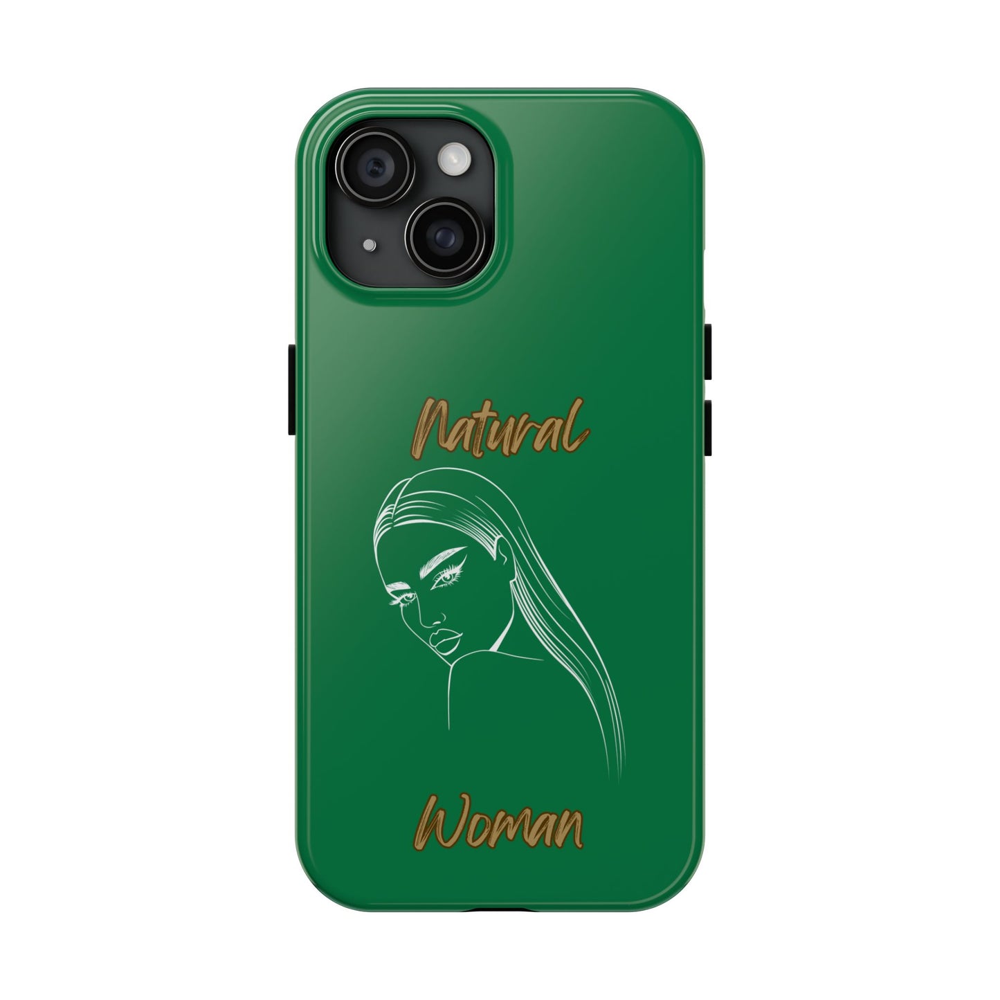 Natural Woman The Stare (WL)Tough Phone Cases DARK GREEN