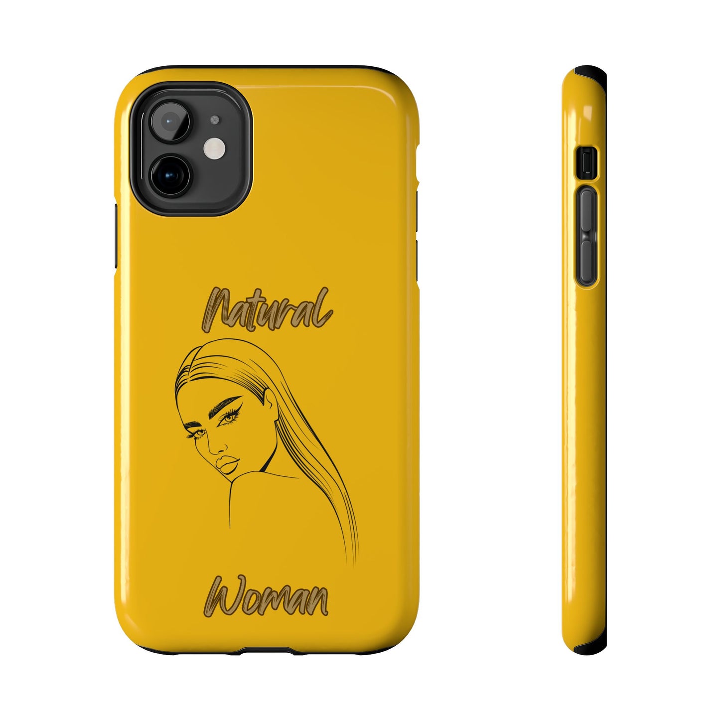 Natural Woman The Stare (BL)Tough Phone Cases YELLOW