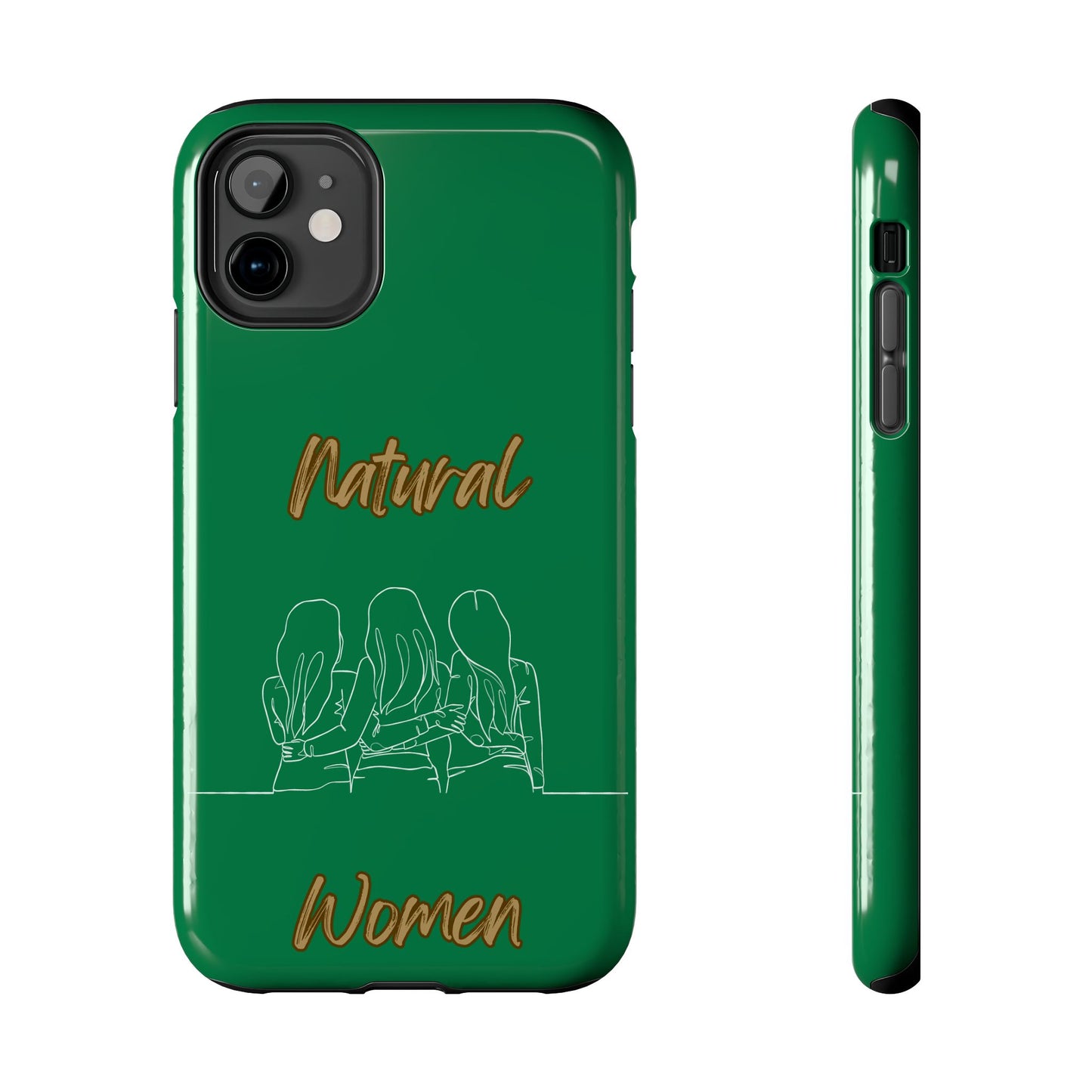Natural Woman Loving Friends (WL) Tough Phone Cases DARK GREEN