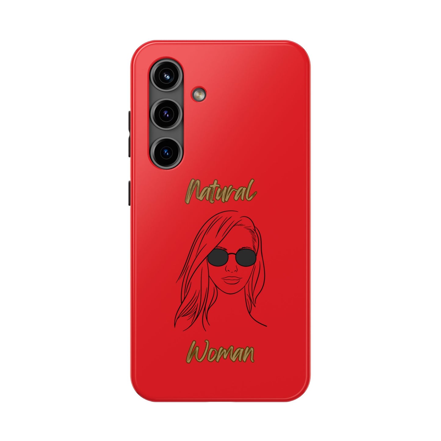 Natural Woman Shades (BL)Tough Phone Cases RED
