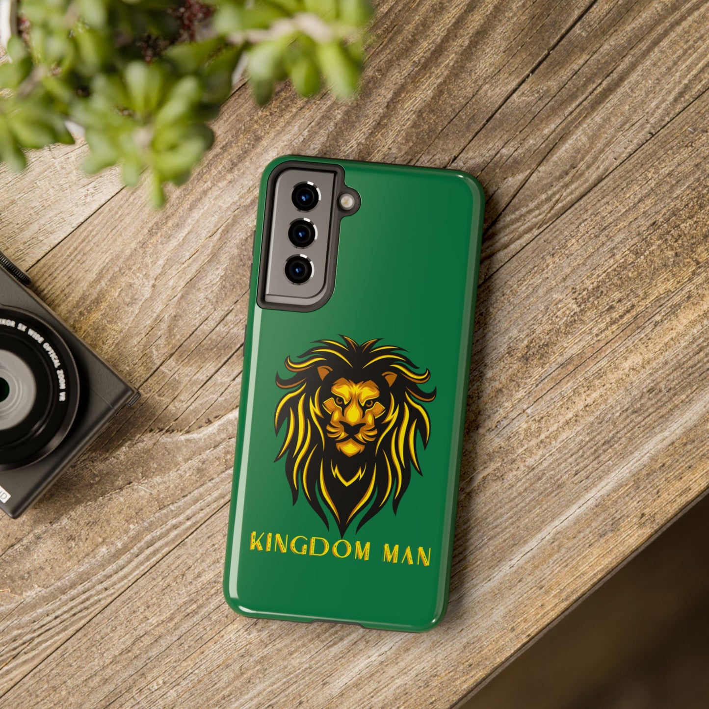 Kingdom Man (Gold Label) Tough Phone Case DARK GREEN