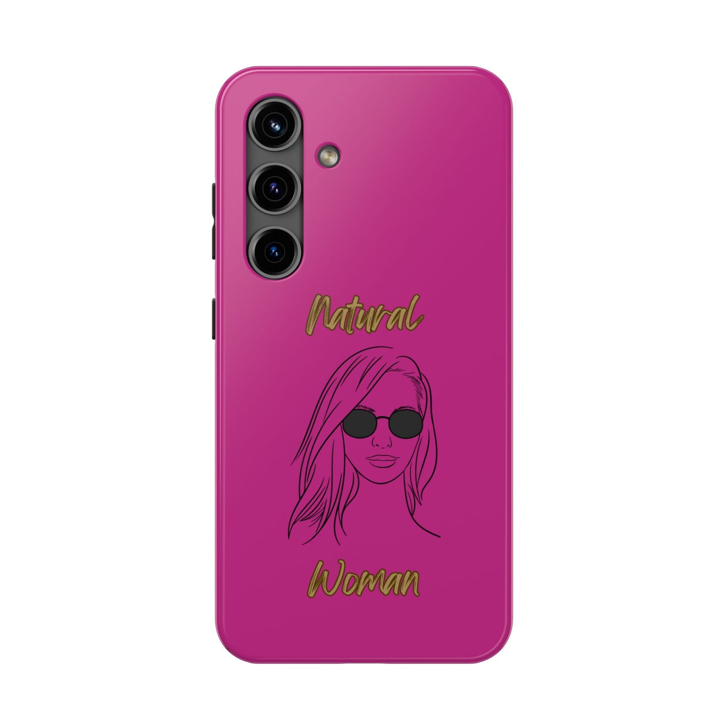 Natural Woman Shades (BL)Tough Phone Cases PINK