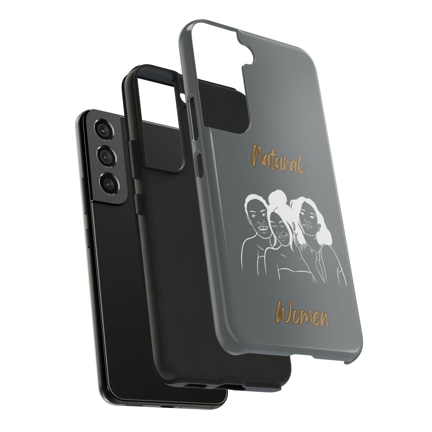 Natural Women Laughing Friends (WL)Tough Phone Cases DARK GREY