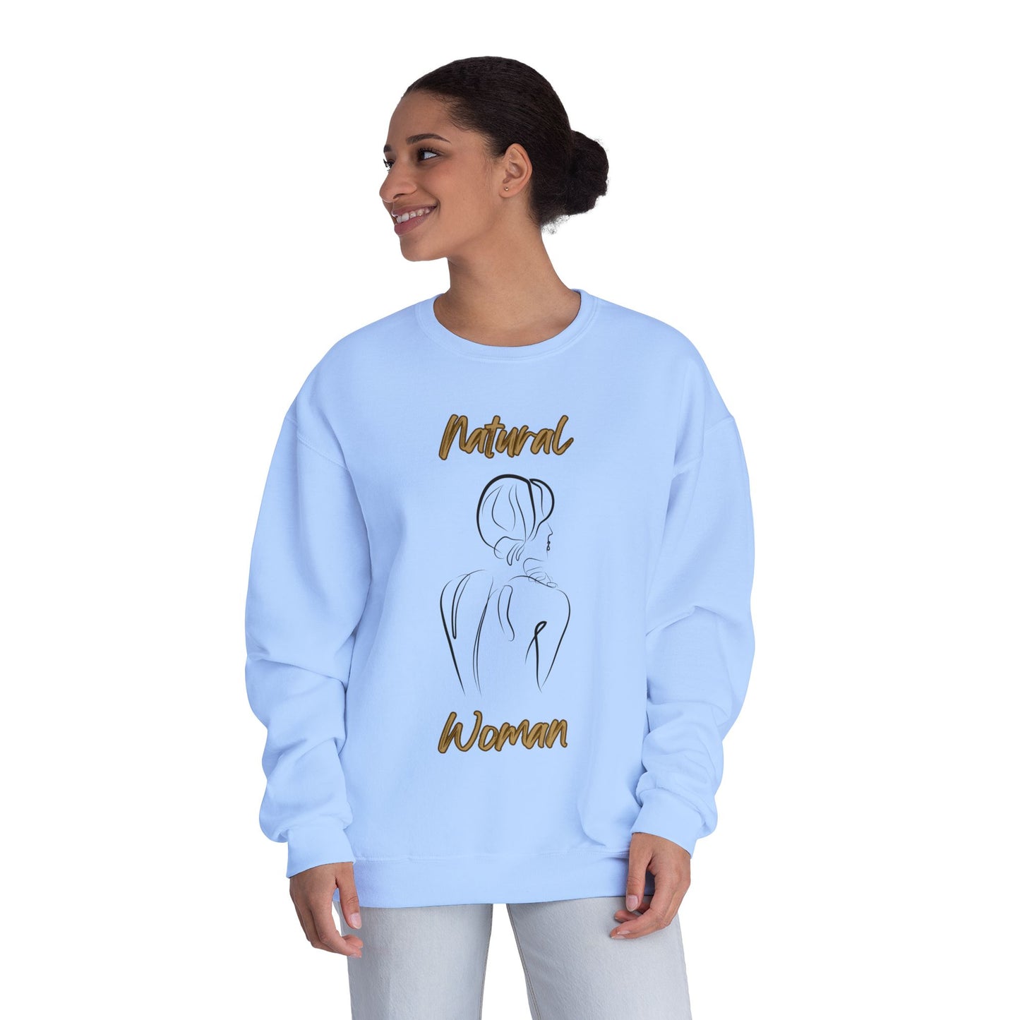 Natural Woman Back (BL) Crewneck Sweatshirt