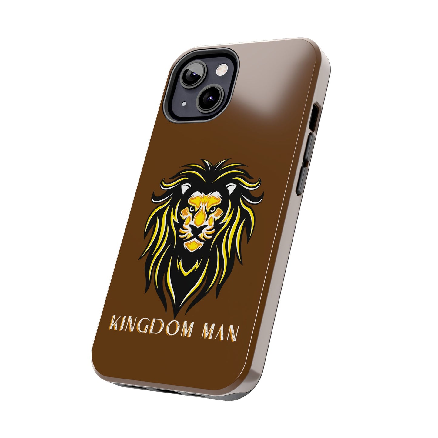 Kingdom Man (White-Gold Label) Tough Phone Case BROWN