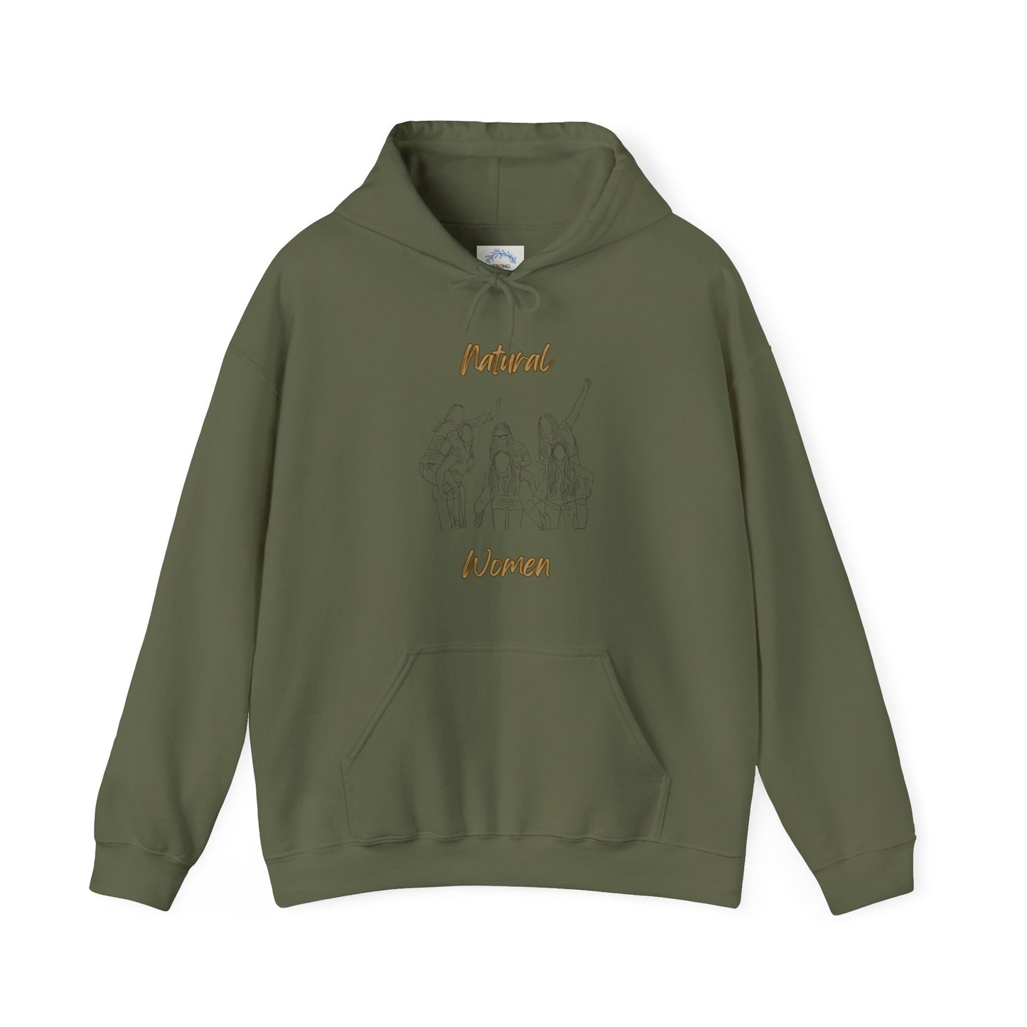 Natural Women Piggy Back (BL) Hoodie