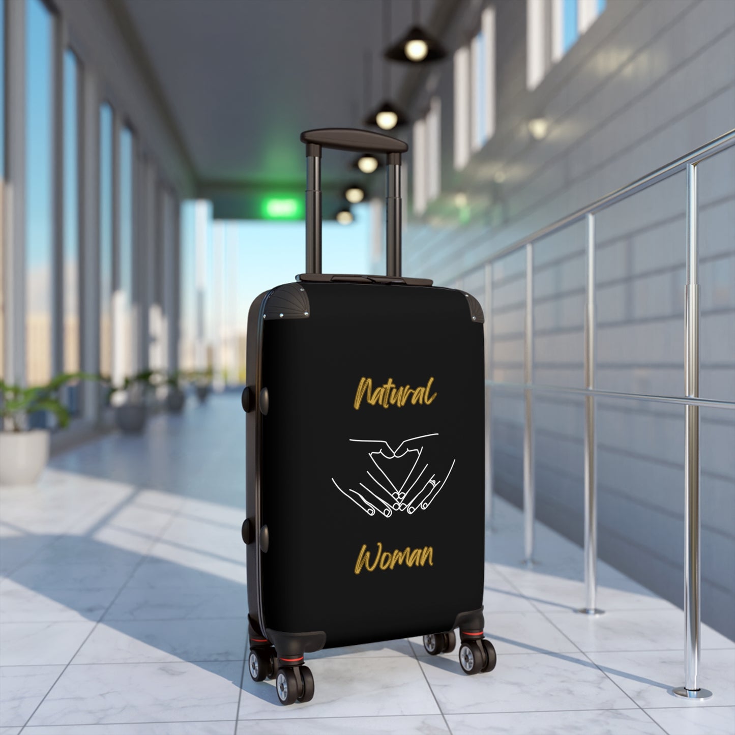 Natural Woman Long Awaited (WL) Suitcase BLACK