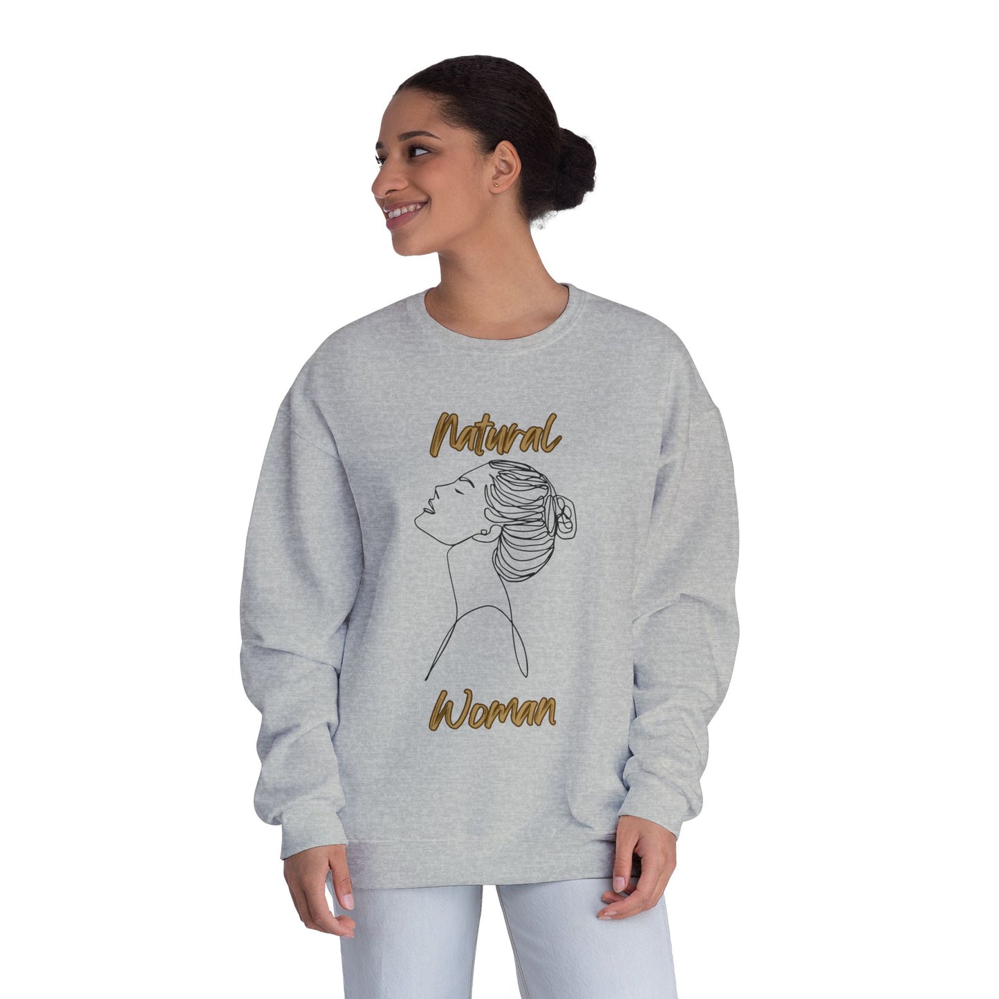 Natural Woman Wet Bun (BL) Crewneck Sweatshirt