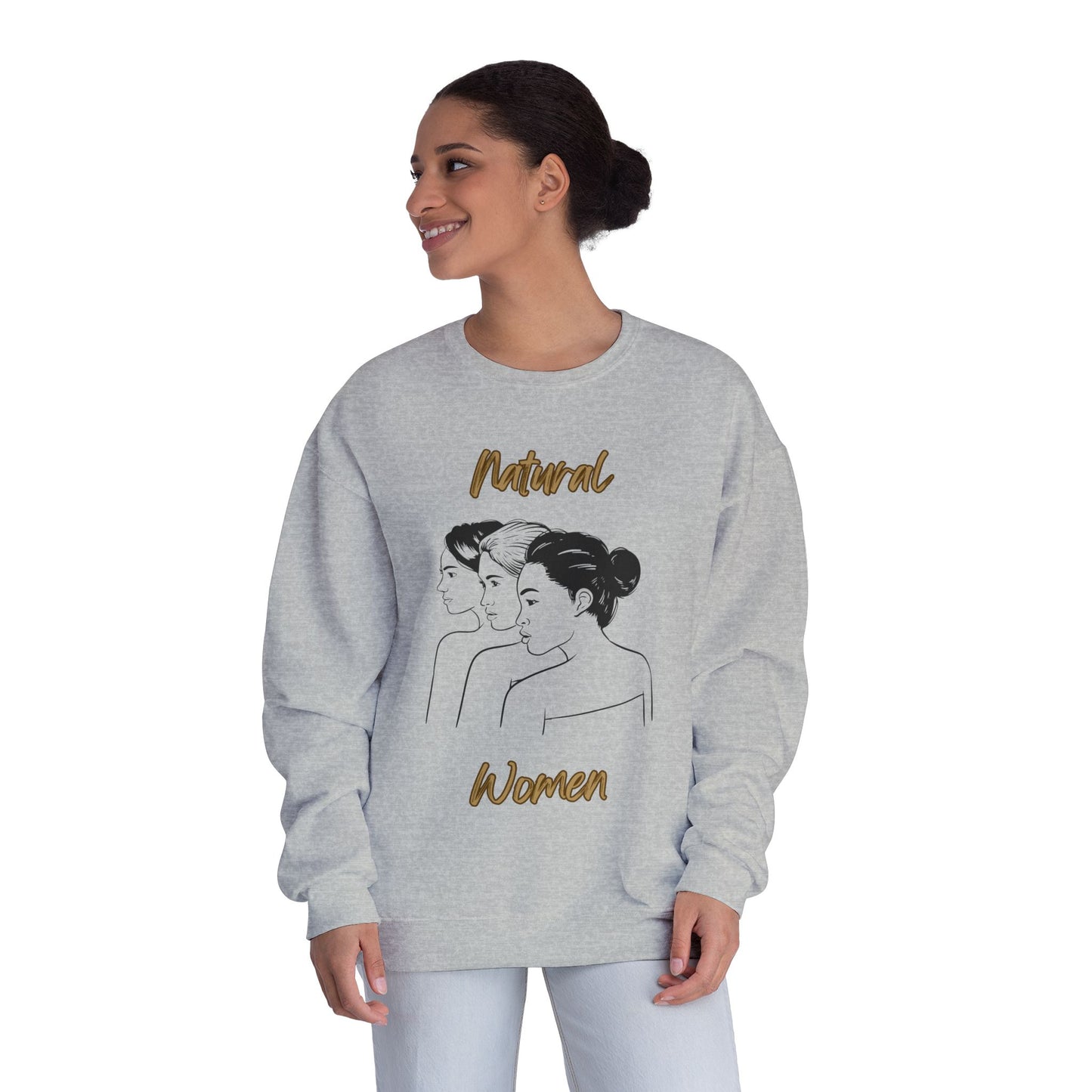 Natural Women United Friends (BL) Crewneck Sweatshirt