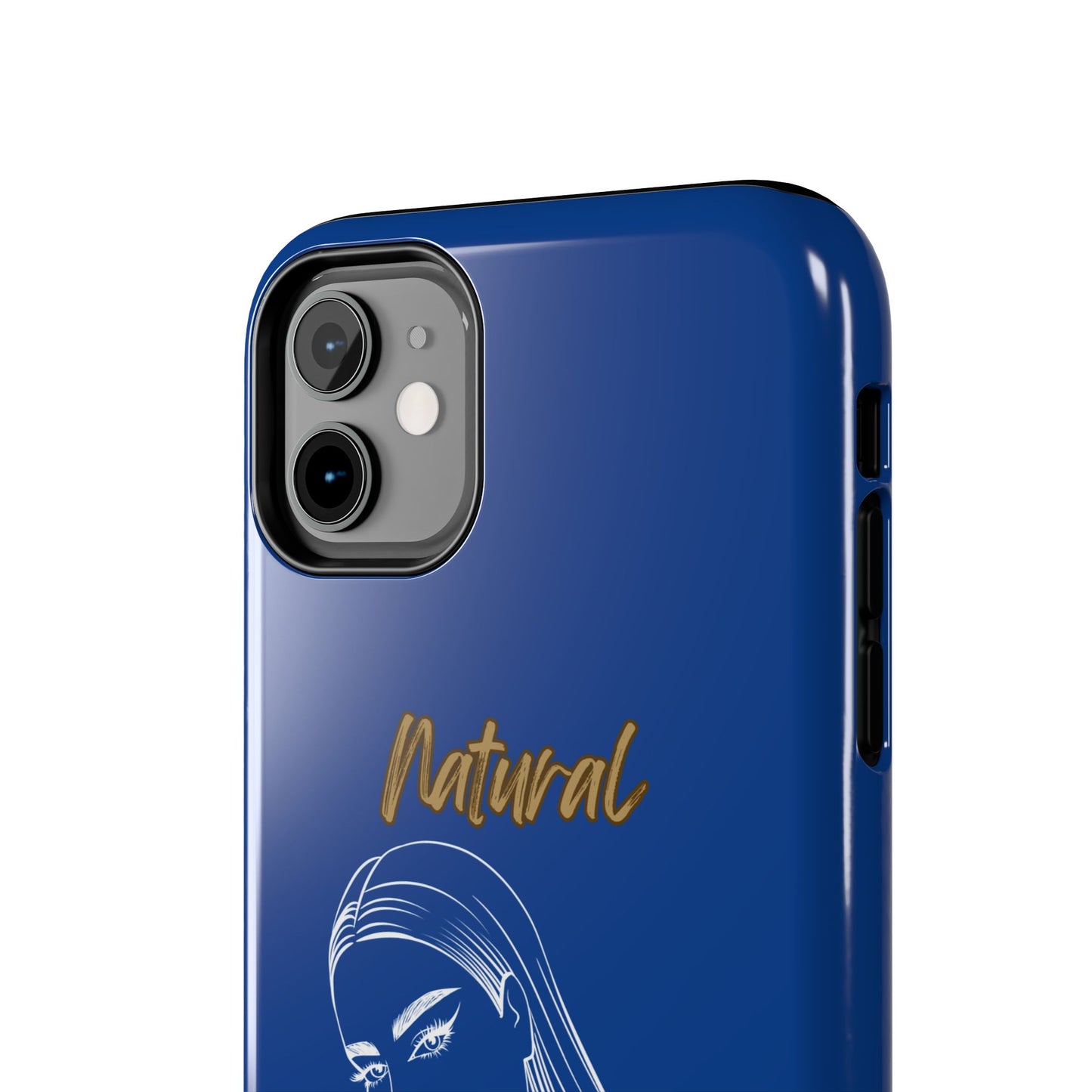 Natural Woman The Stare (WL)Tough Phone Cases DARK BLUE