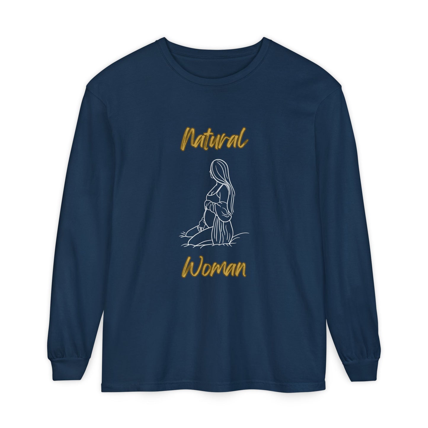 Natural Woman Expecting (WL) Long Sleeve T-Shirt