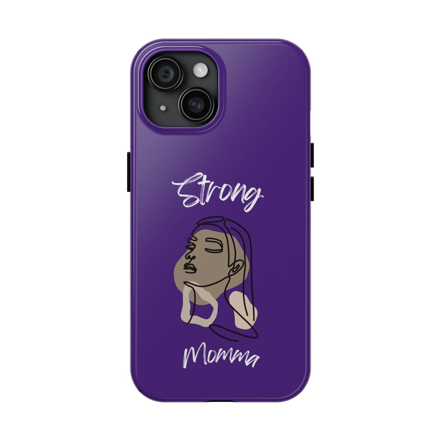 Strong Momma (WL) Tough Phone Cases PURPLE