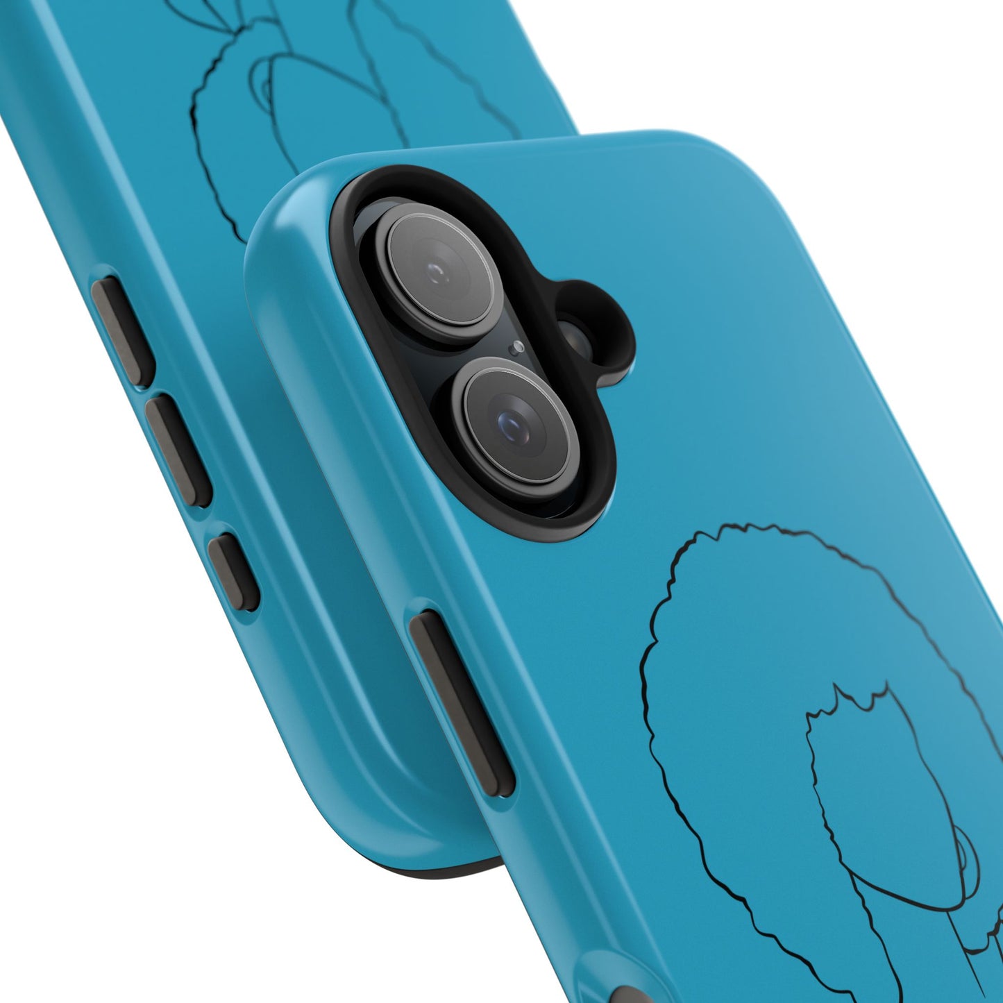 Natural Woman Afro (BL) Tough Phone Case TURQUOISE