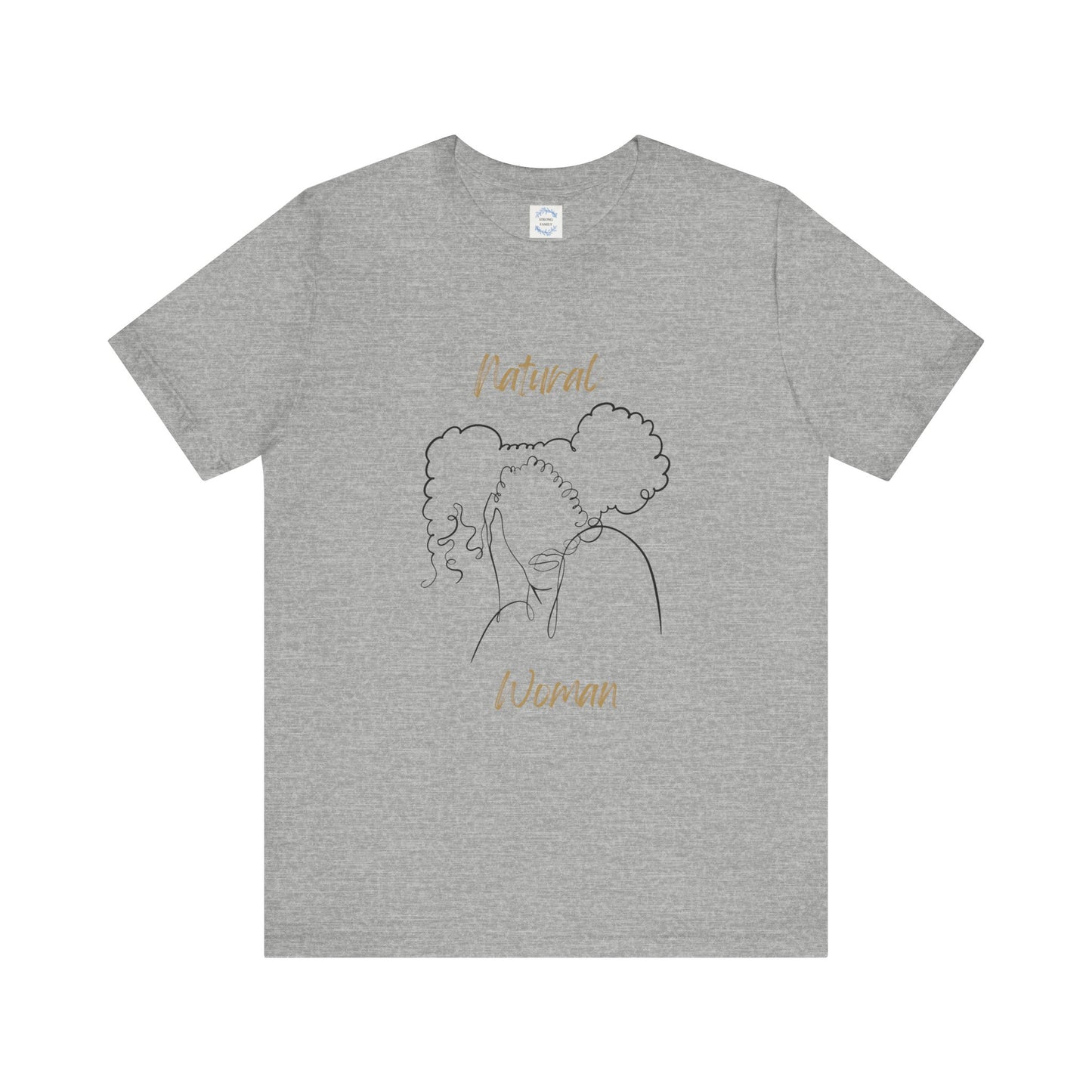 Natural Woman Twin Puffs (BL) Short Sleeve T-Shirt