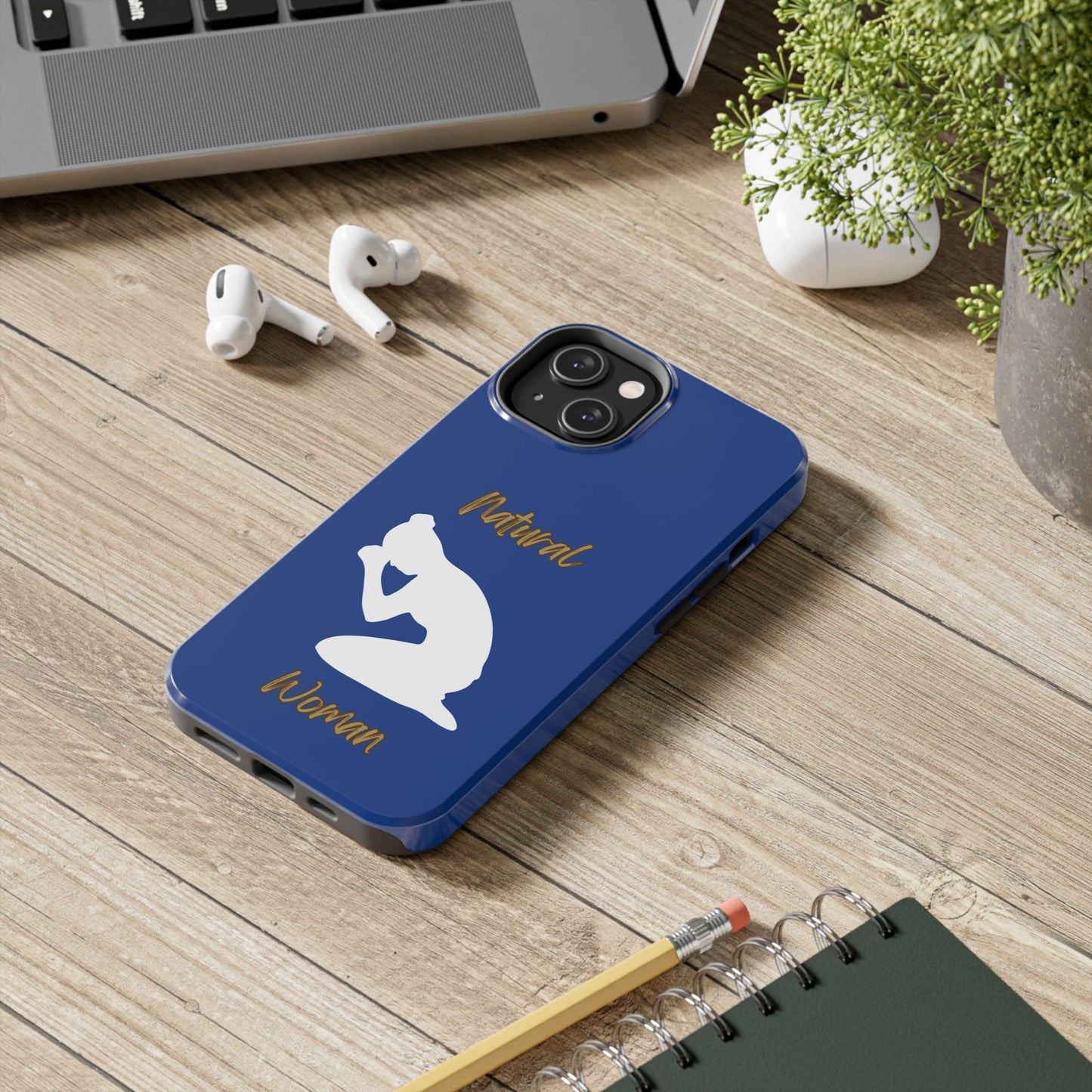 Natural Woman Pray (WL) Tough Phone Cases DARK BLUE