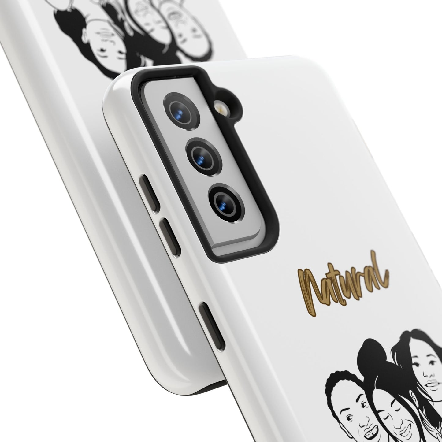 Natural Women Laughing Friends (BL)Tough Phone Cases WHITE