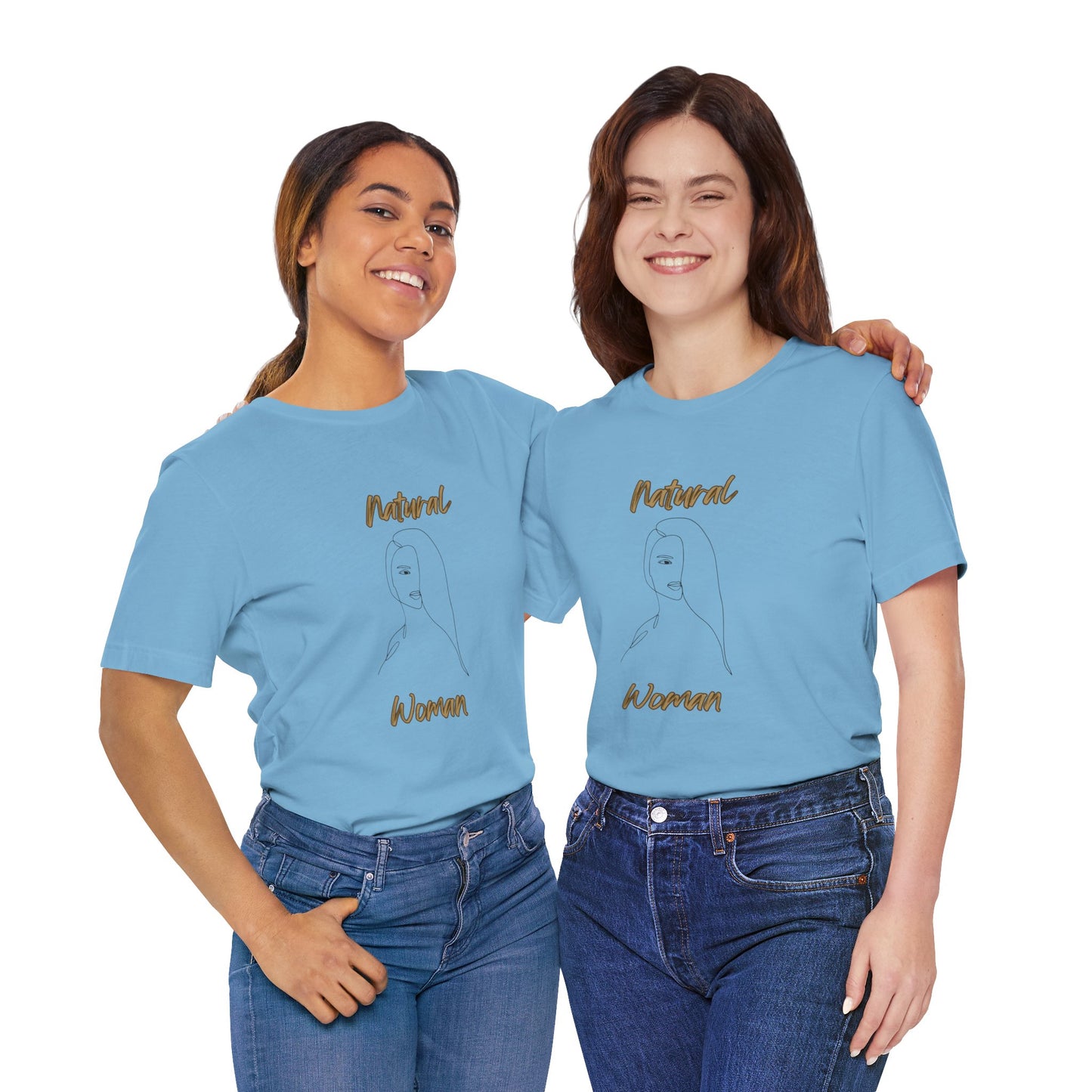 Natural Woman Covered Eye (BL) Short Sleeve T-Shirt