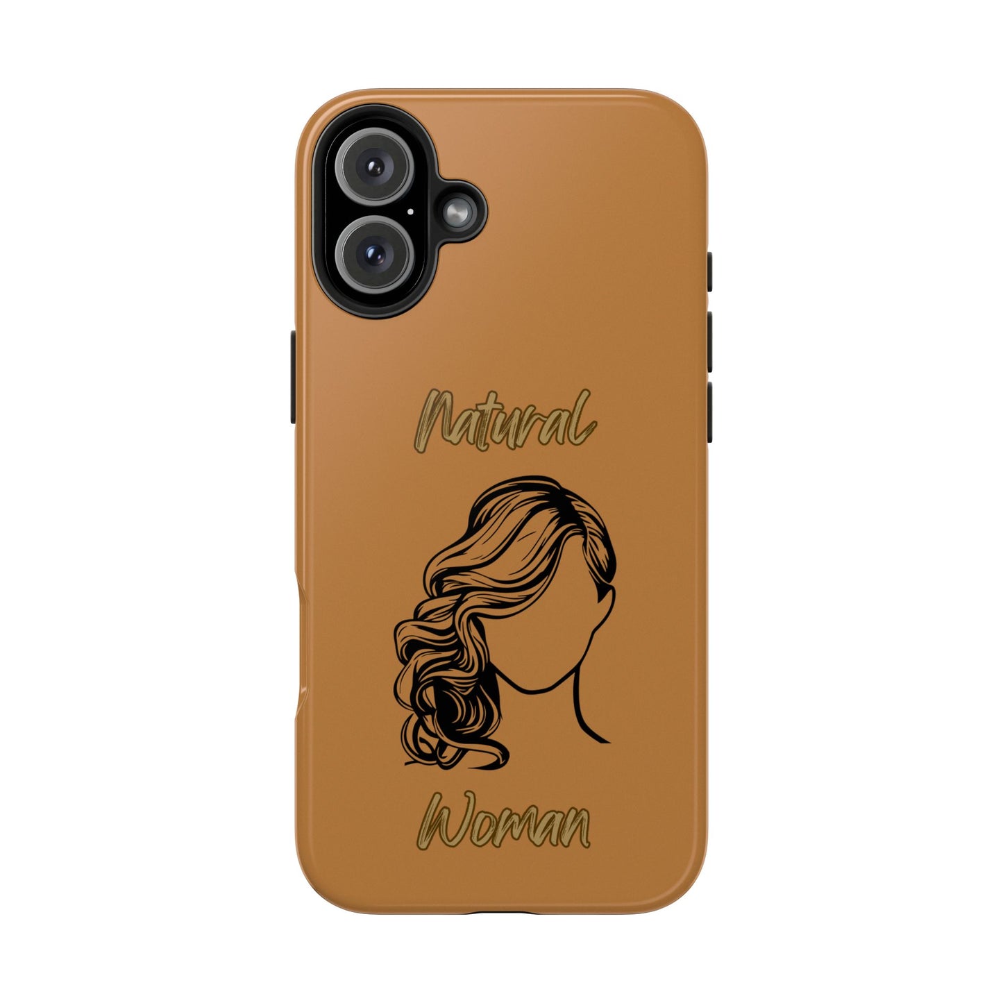 Natural Woman Long Curl (BL)Tough Phone Cases LIGHT BROWN