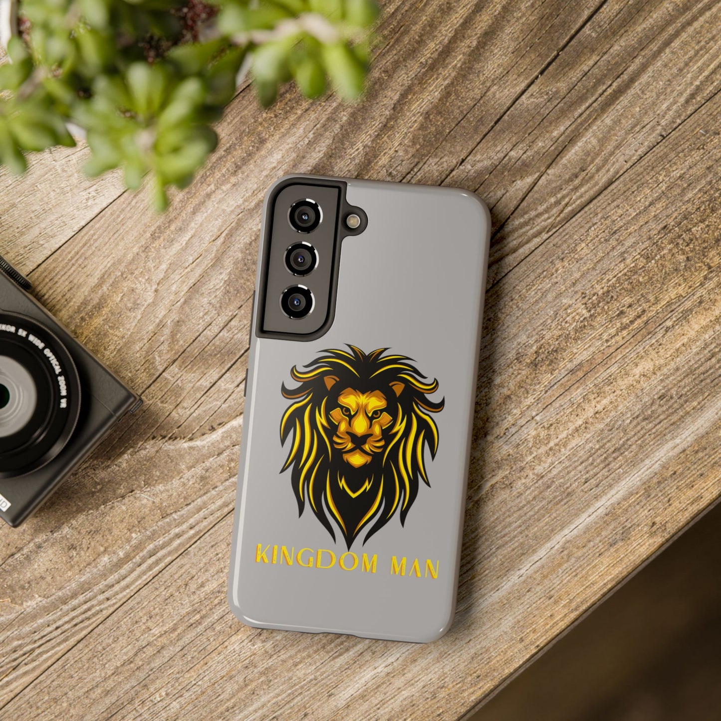 KIngdom Man (Gold Label) Tough Phone Cases LIGHT GREY