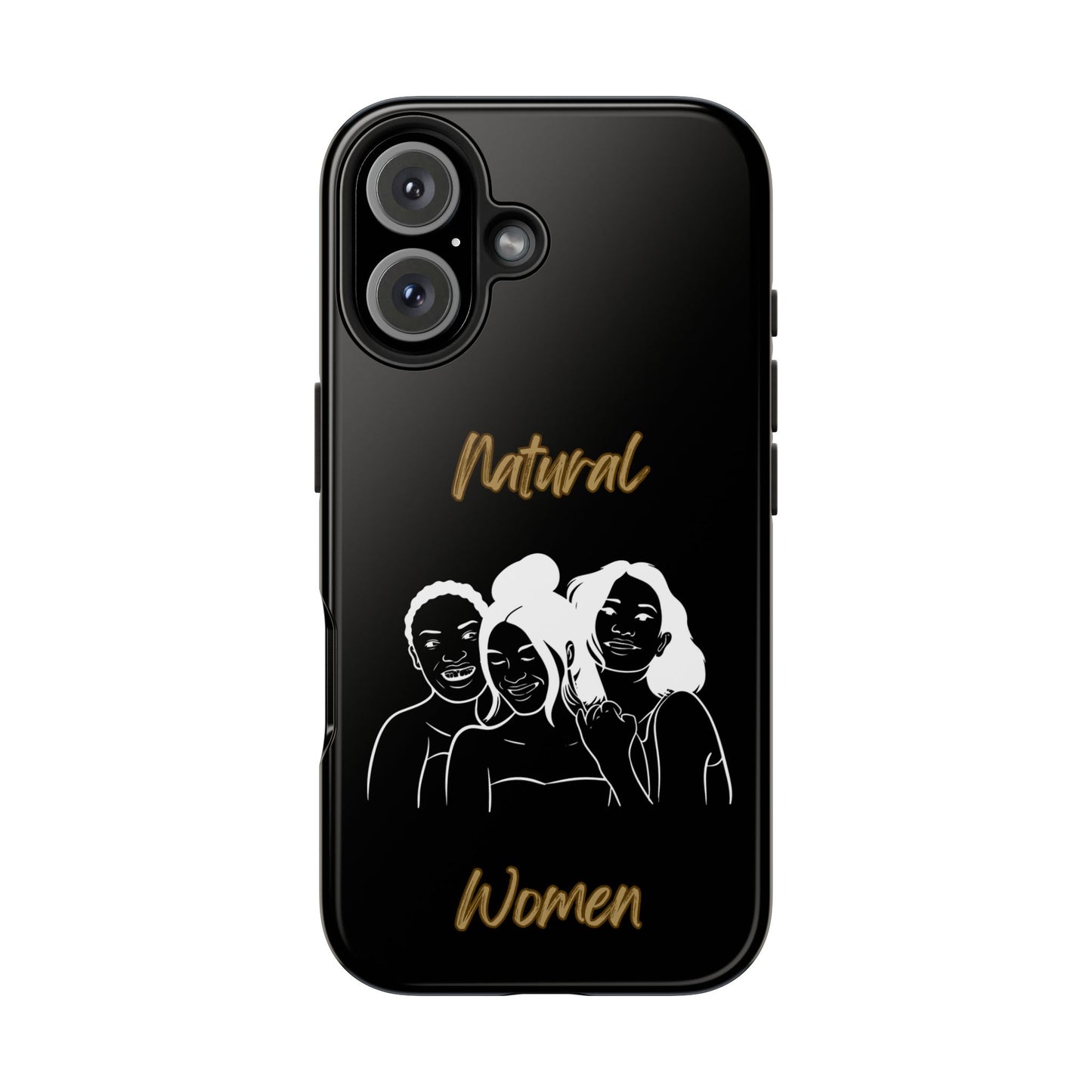 Natural Women Laughing Friends (WL)Tough Phone Cases BLACK