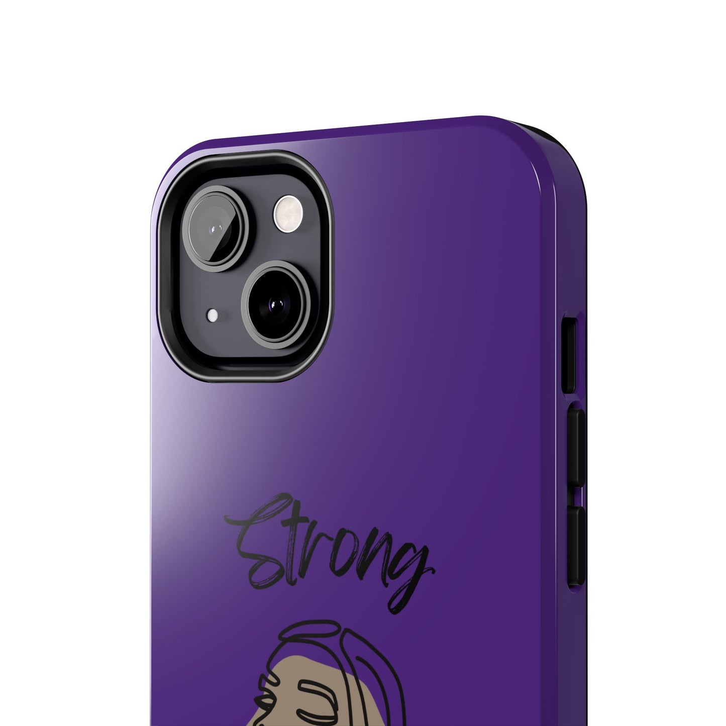 STRONG MOMMA Samsung Galaxy Tough Phone Cases (BL) Purple