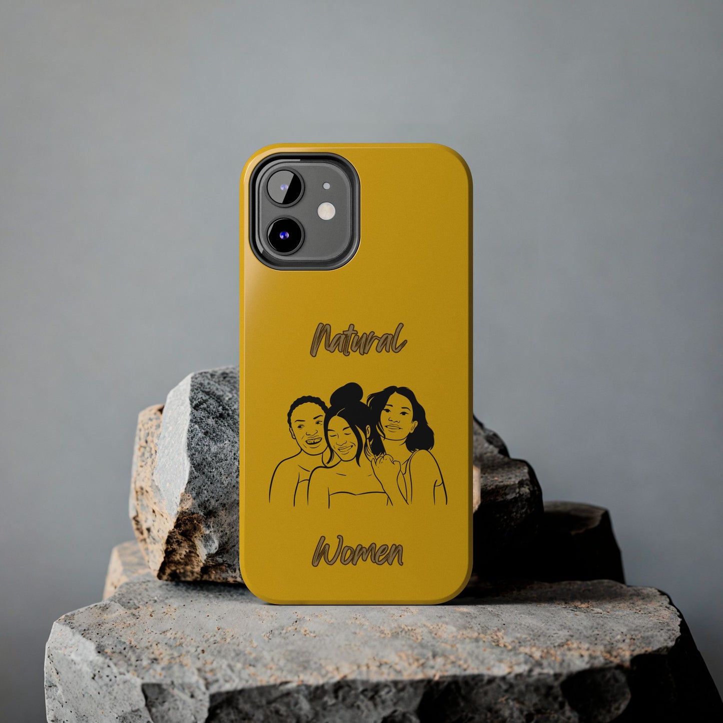 Natural Women Laughing Friends (BL)Tough Phone Cases YELLOW